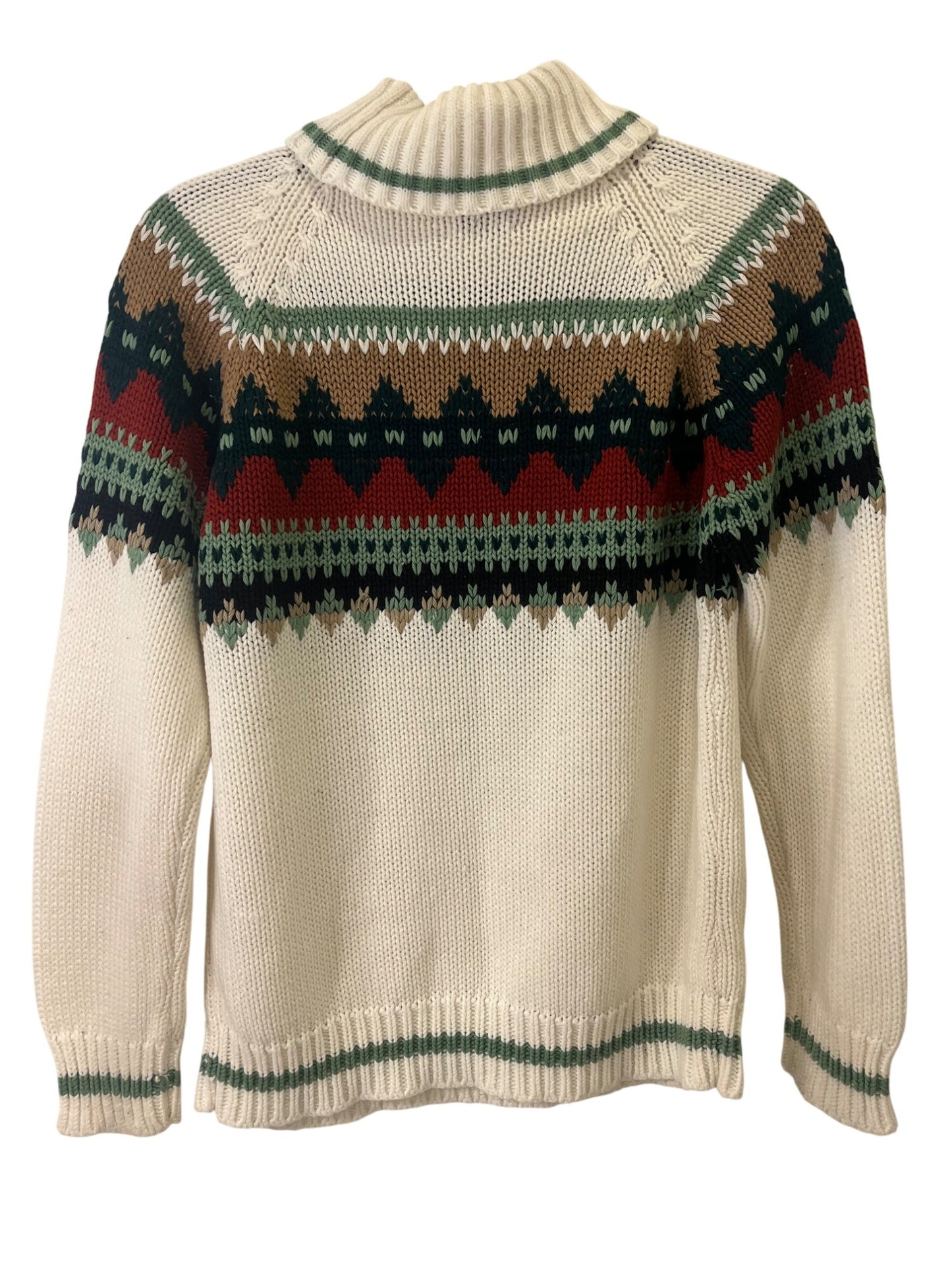 Kimlon Green and blue Nordic style sweater