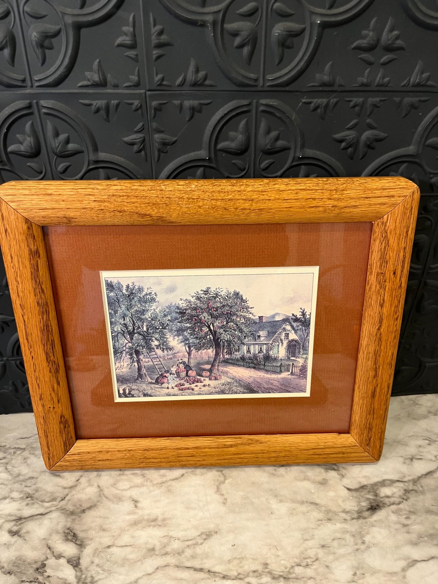 Currier and Ives Framed Print