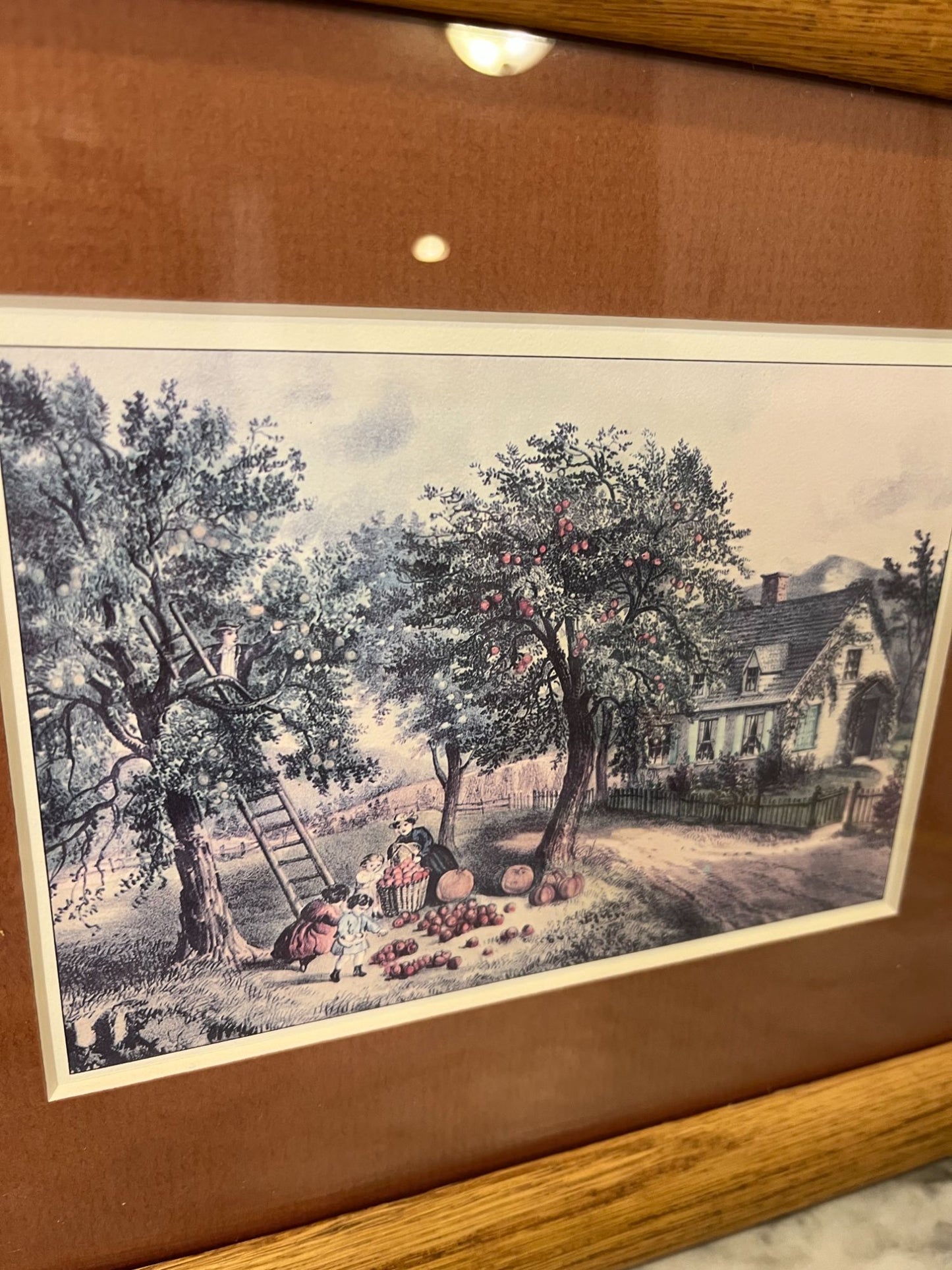 Currier and Ives Framed Print