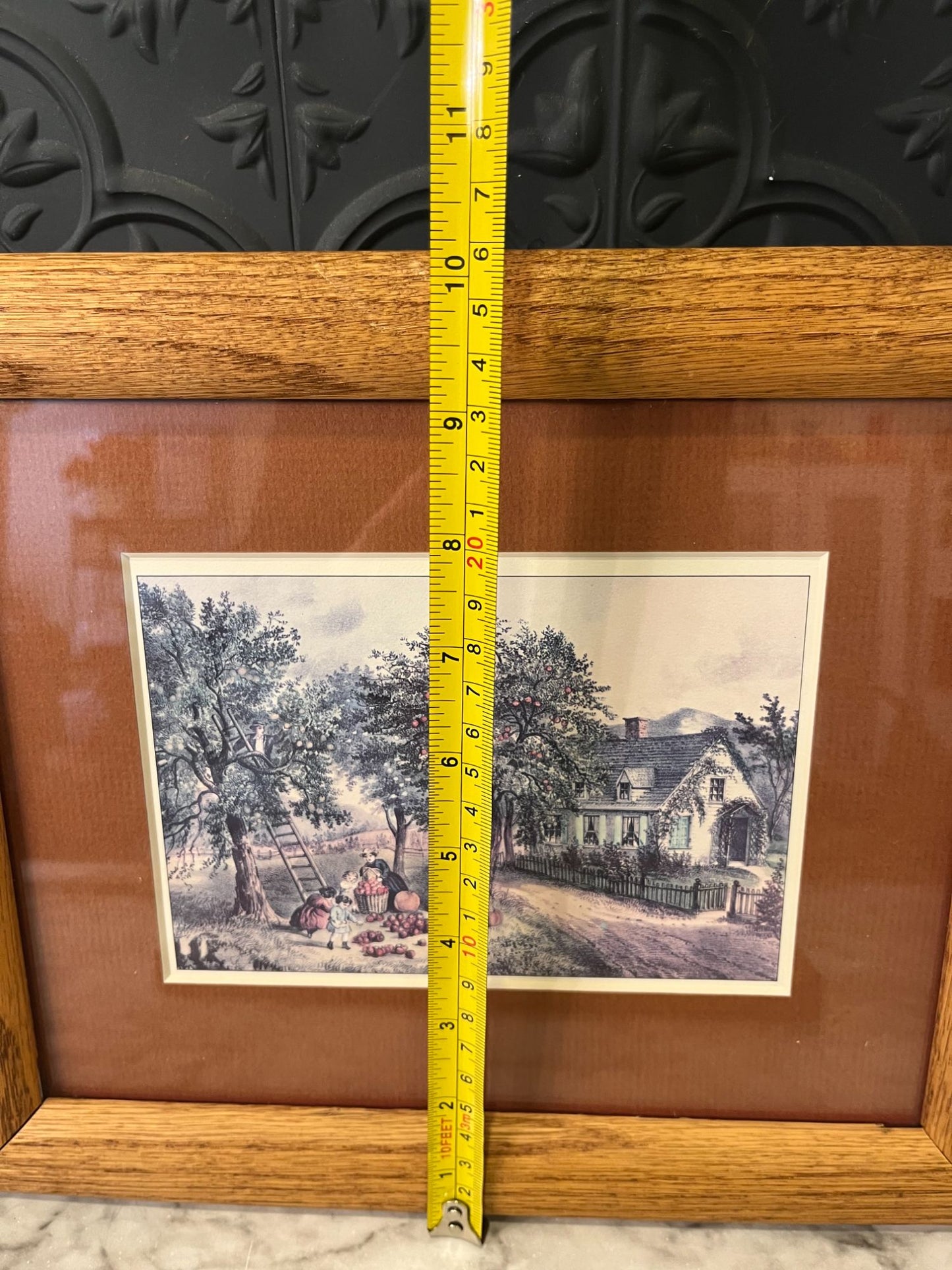 Currier and Ives Framed Print