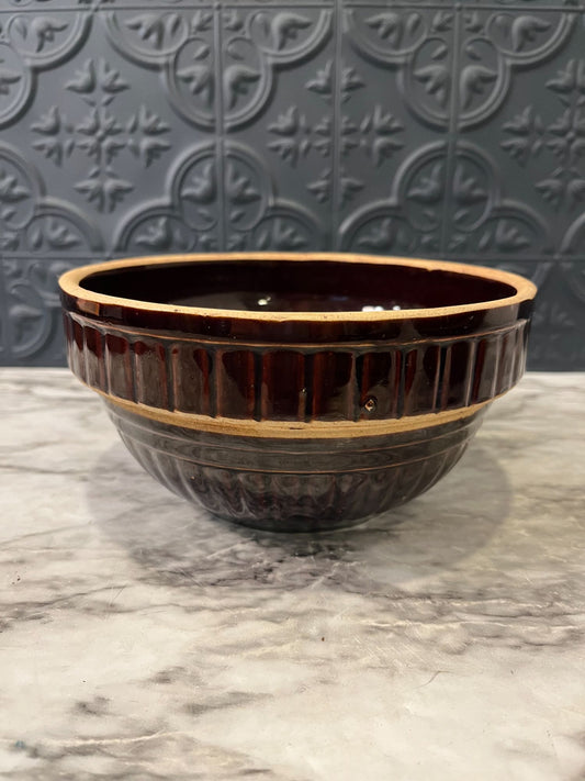 7" USA Brown Pottery Bowl