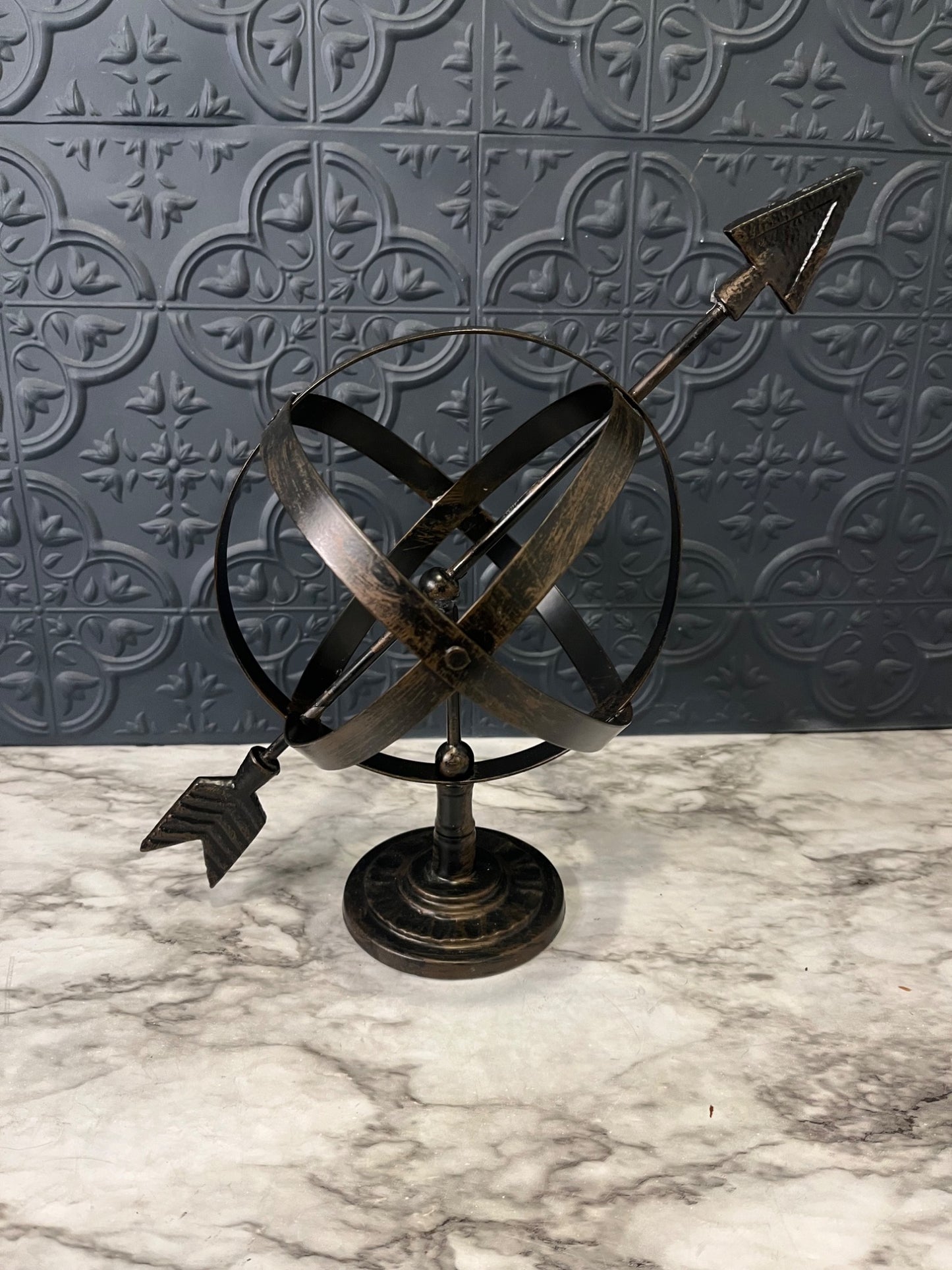 Metal Sphere with Arrow