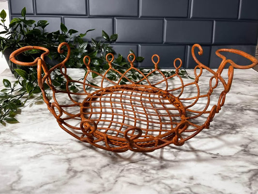 Copper Color Metal Basket