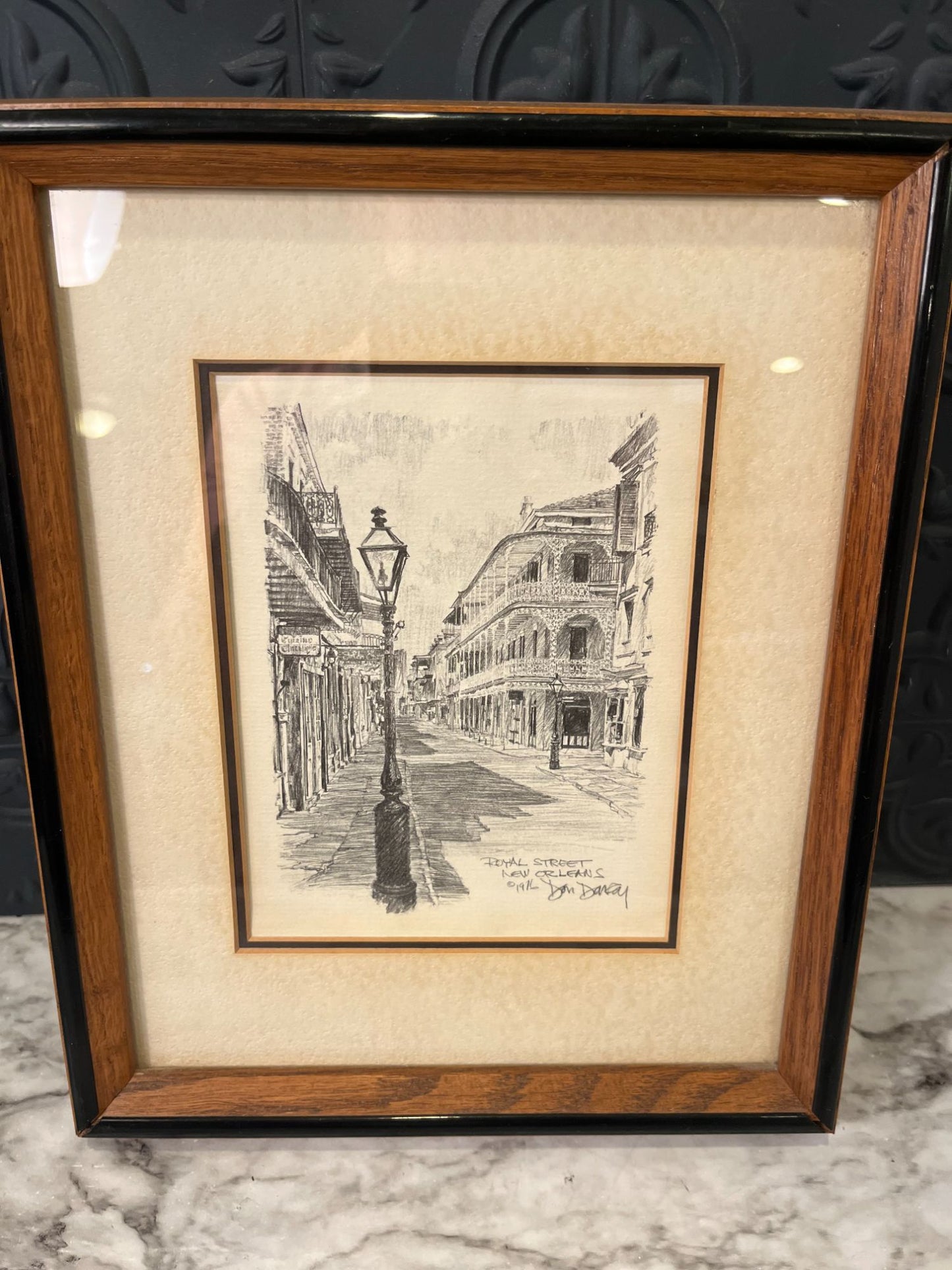 Framed Don Davey Print New Orleans