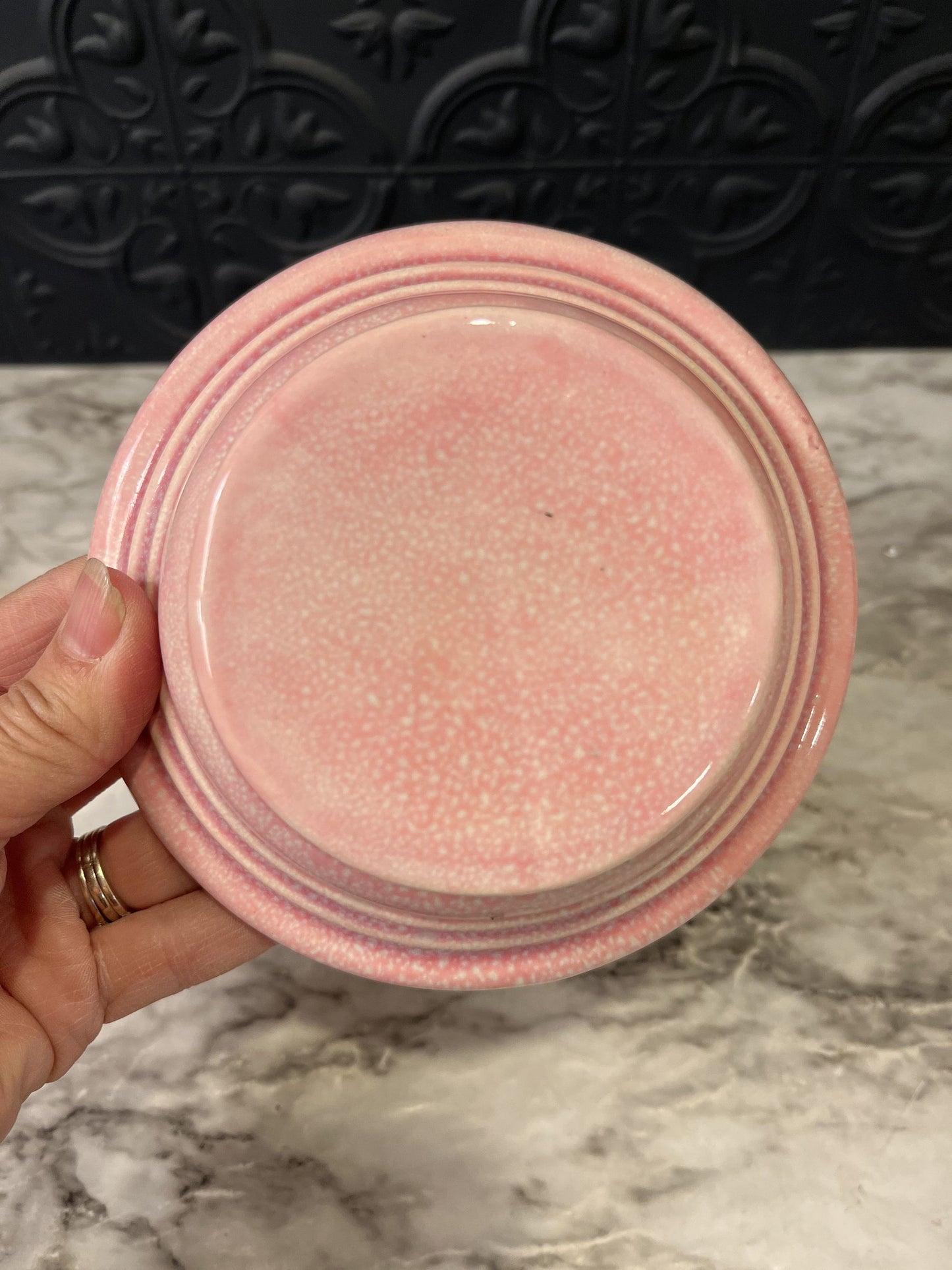 Dark Pink Decorative Bowl Planter