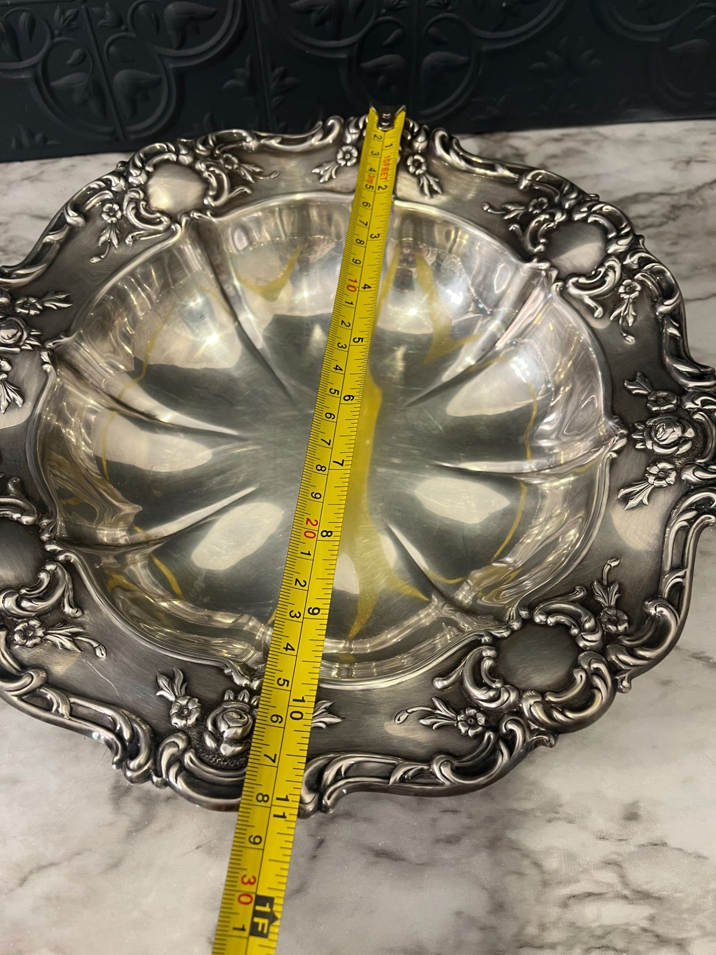 Towle silver plate serving bowl