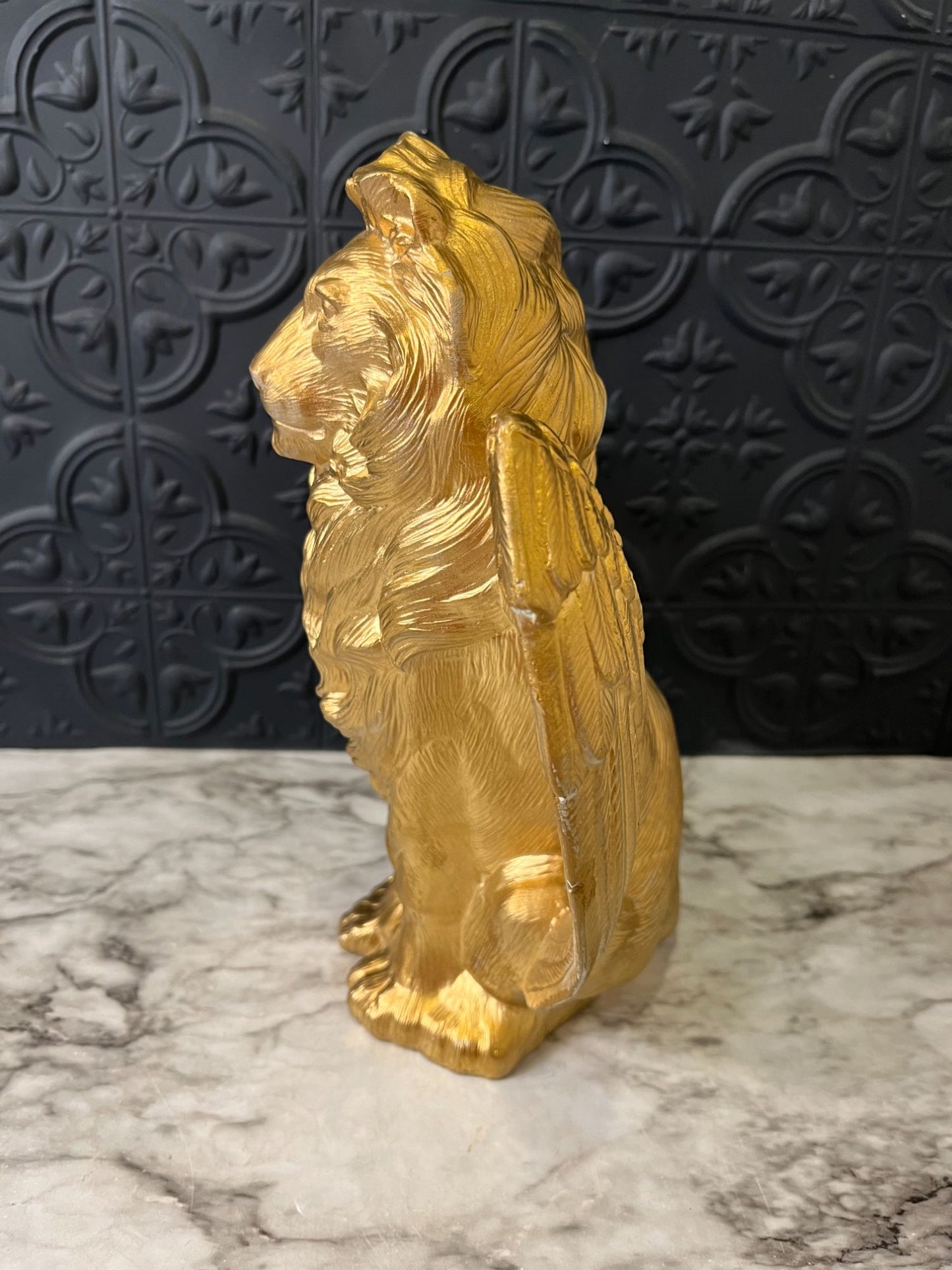 Gold Winged Lion