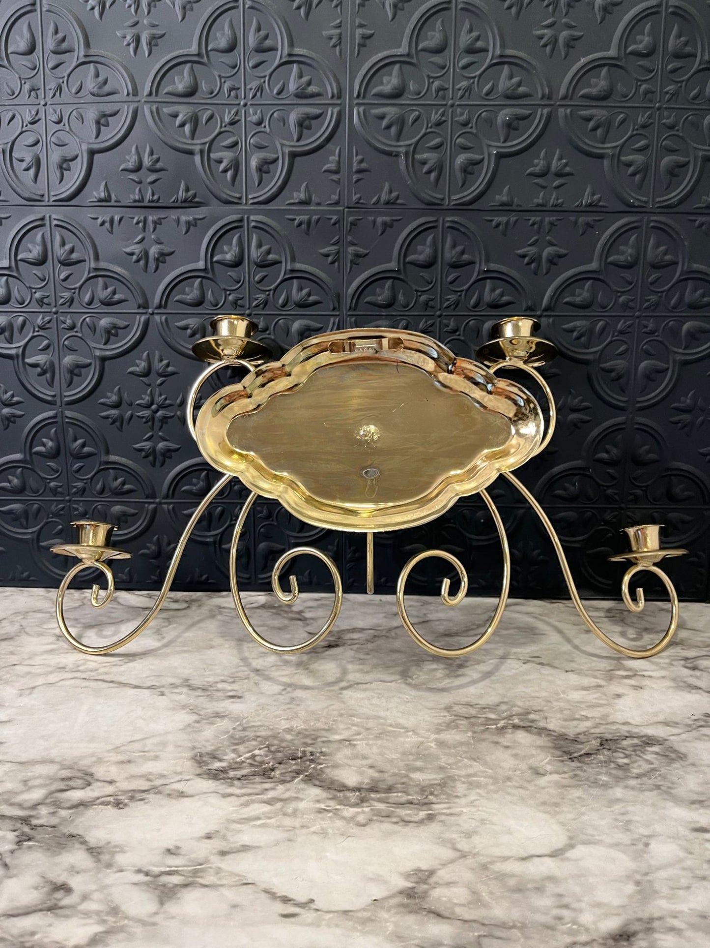 Brass Candleabra Sconce