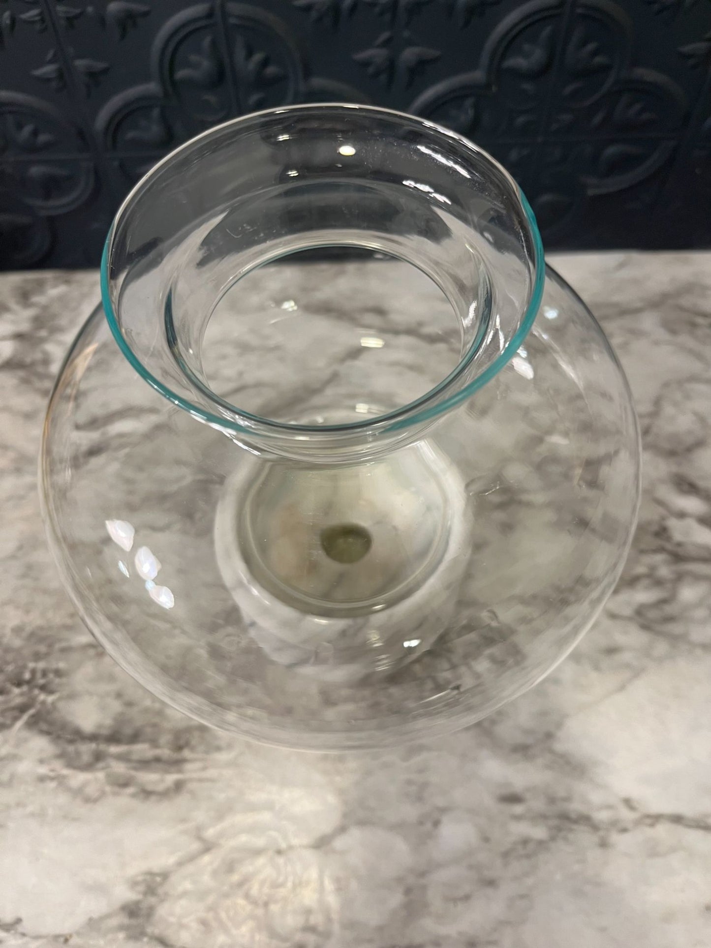 Marble With Glass Hurricane