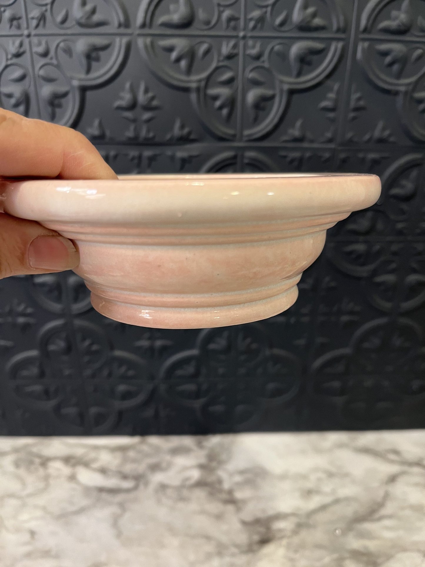 Light Pink Decorative Bowl Planter