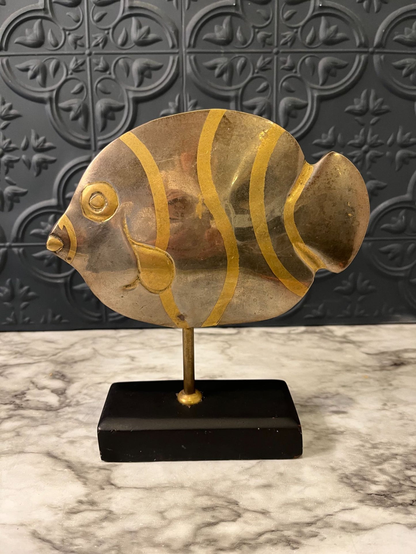 Brass Fish on Stand