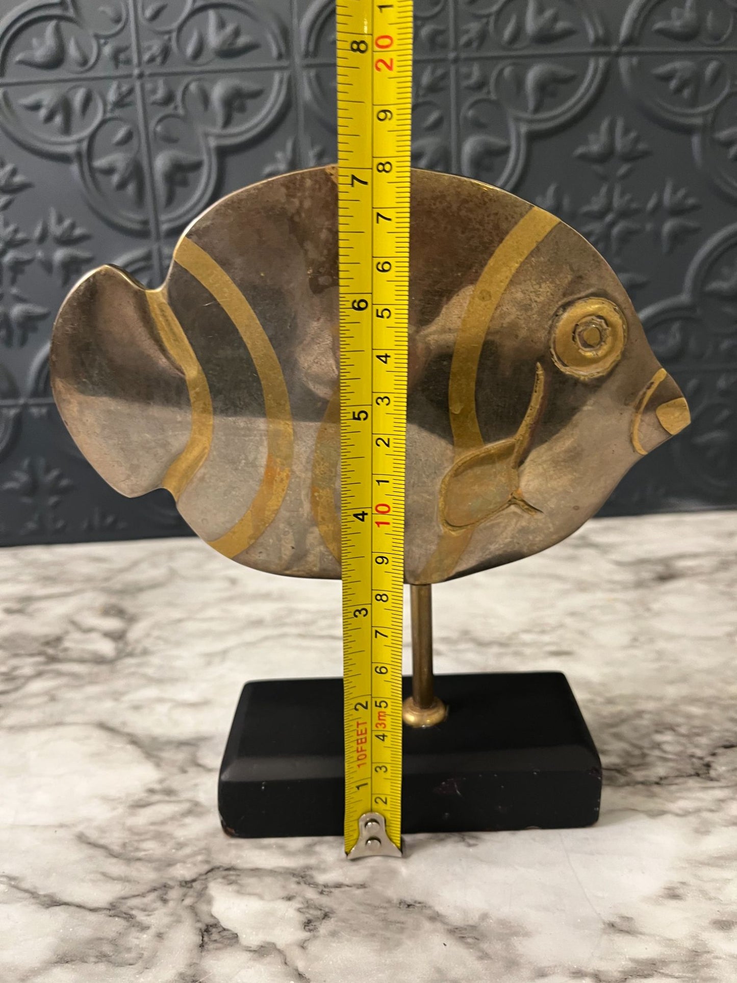 Brass Fish on Stand