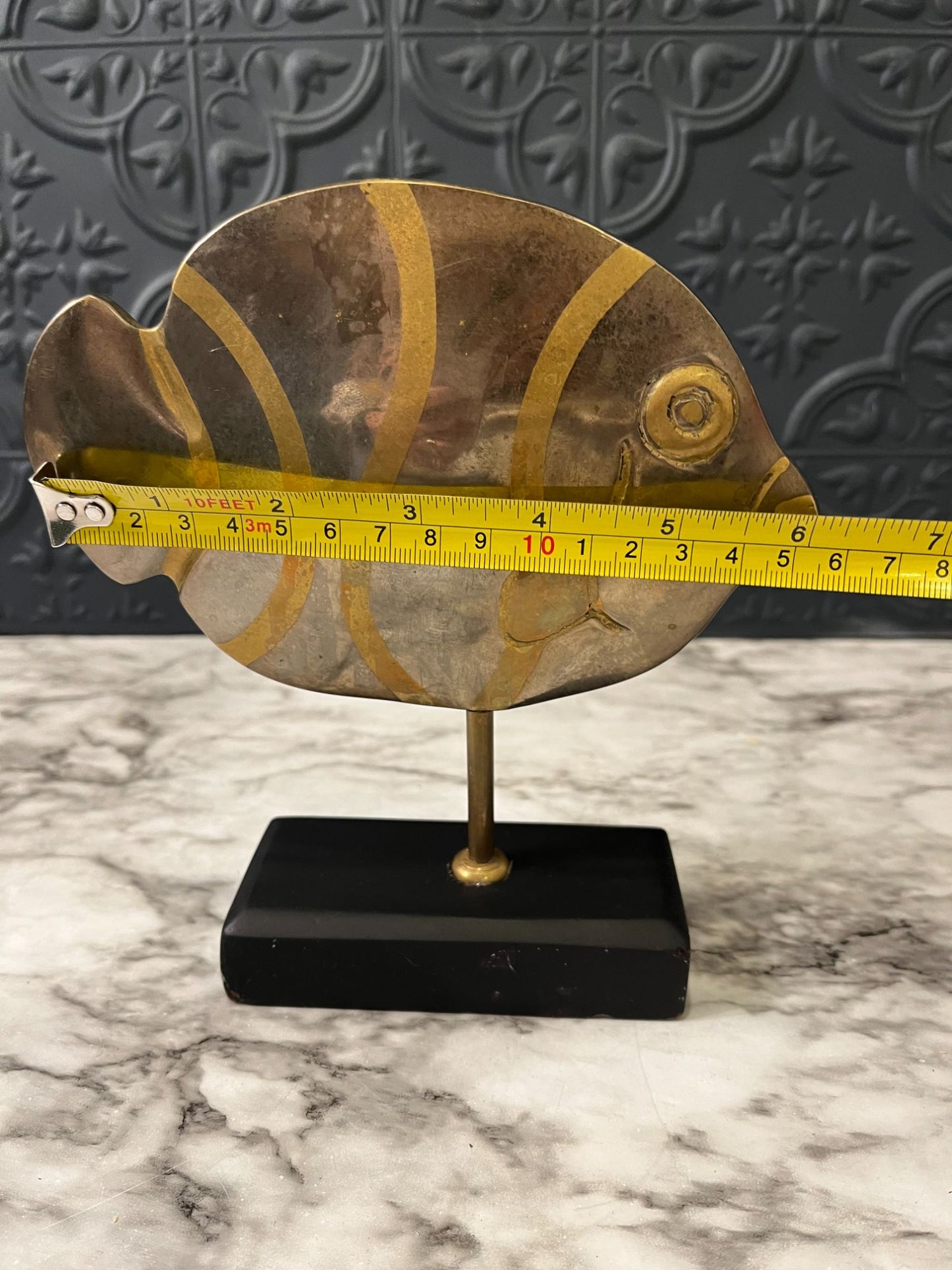 Brass Fish on Stand