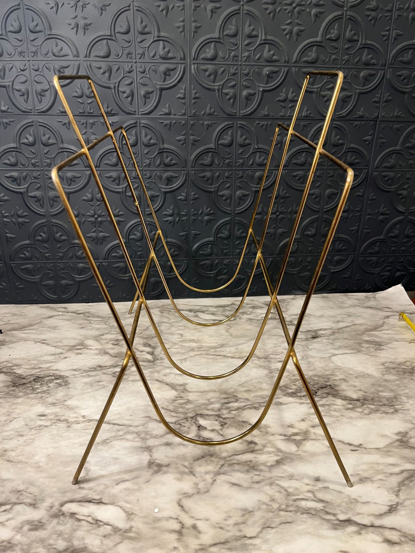 MCM Brass Magazine Rack