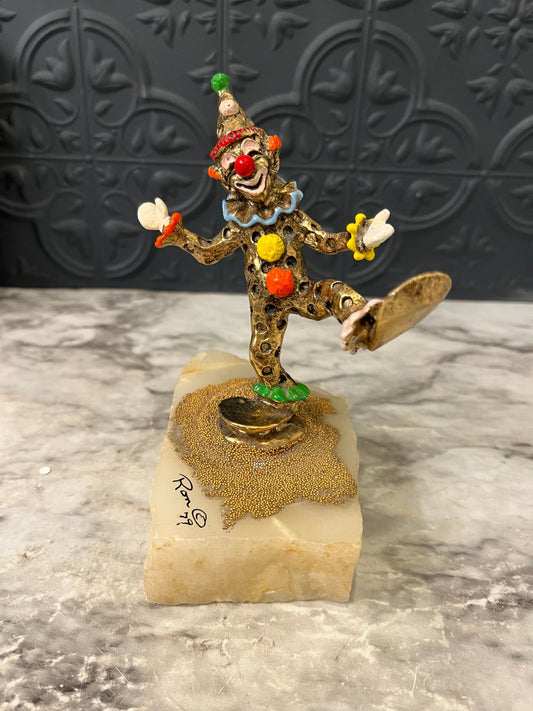 Signed Clown by Ron Lee 1979