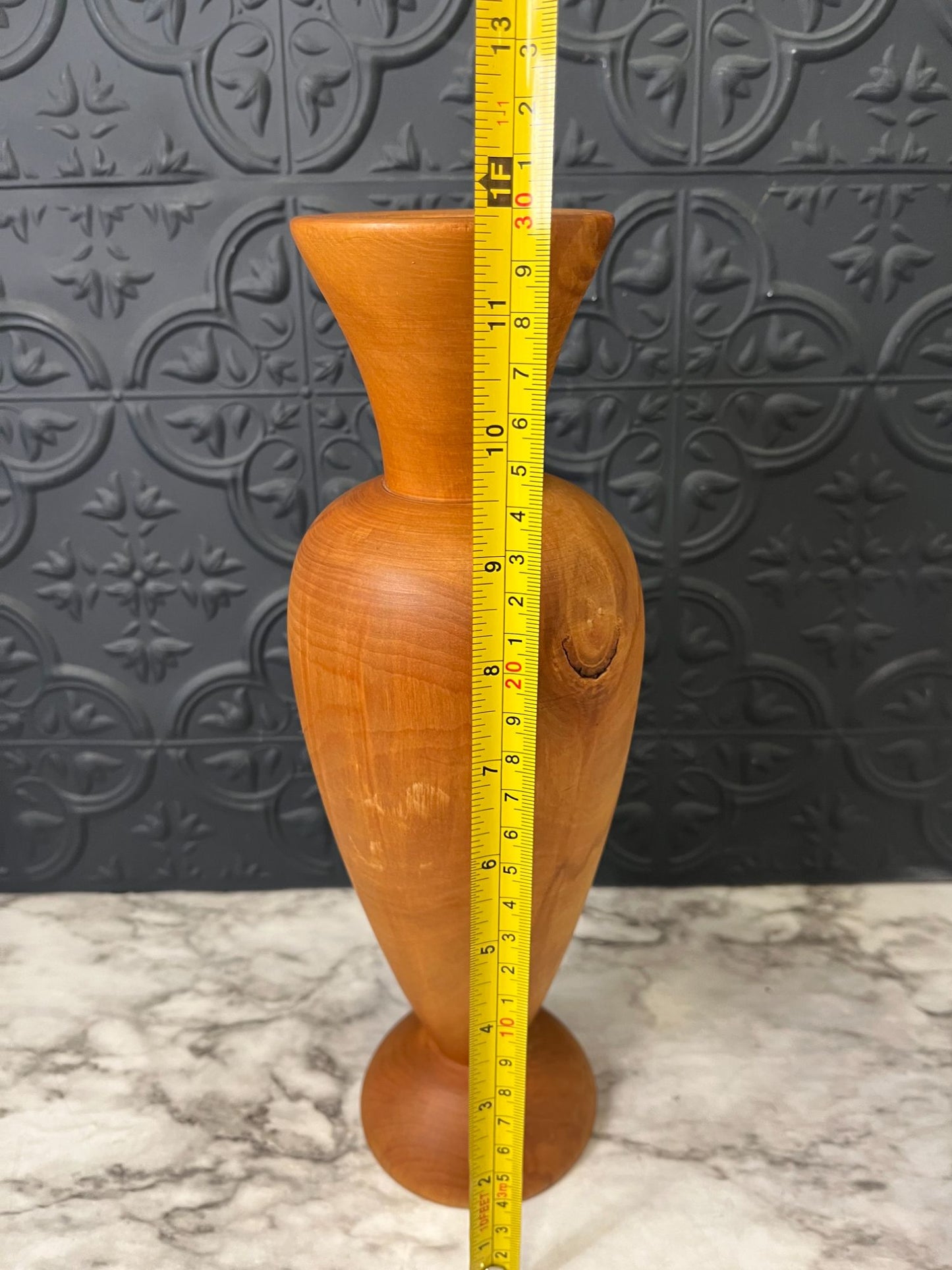 Large Wood Vase