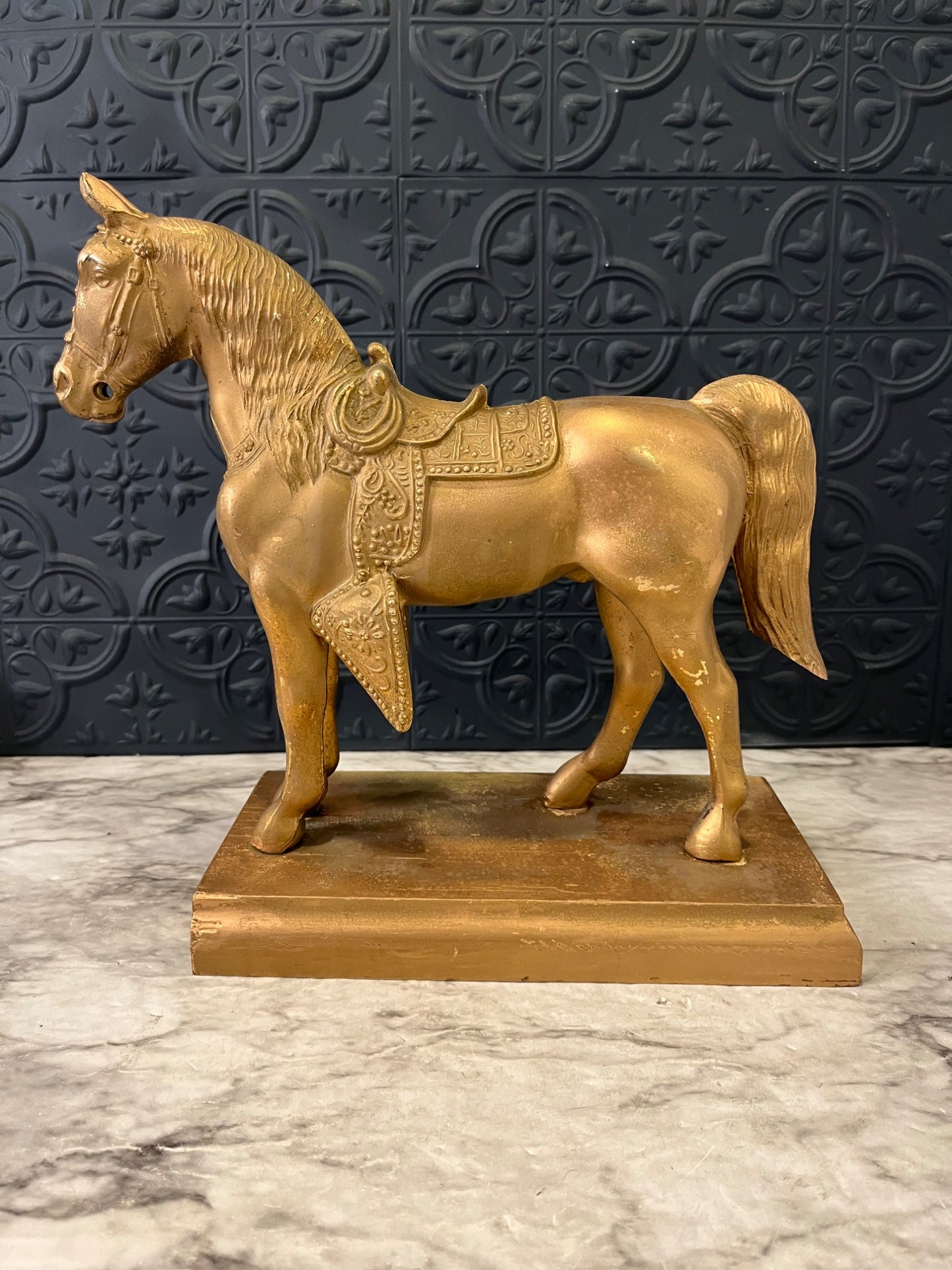 Gold Horse Statue