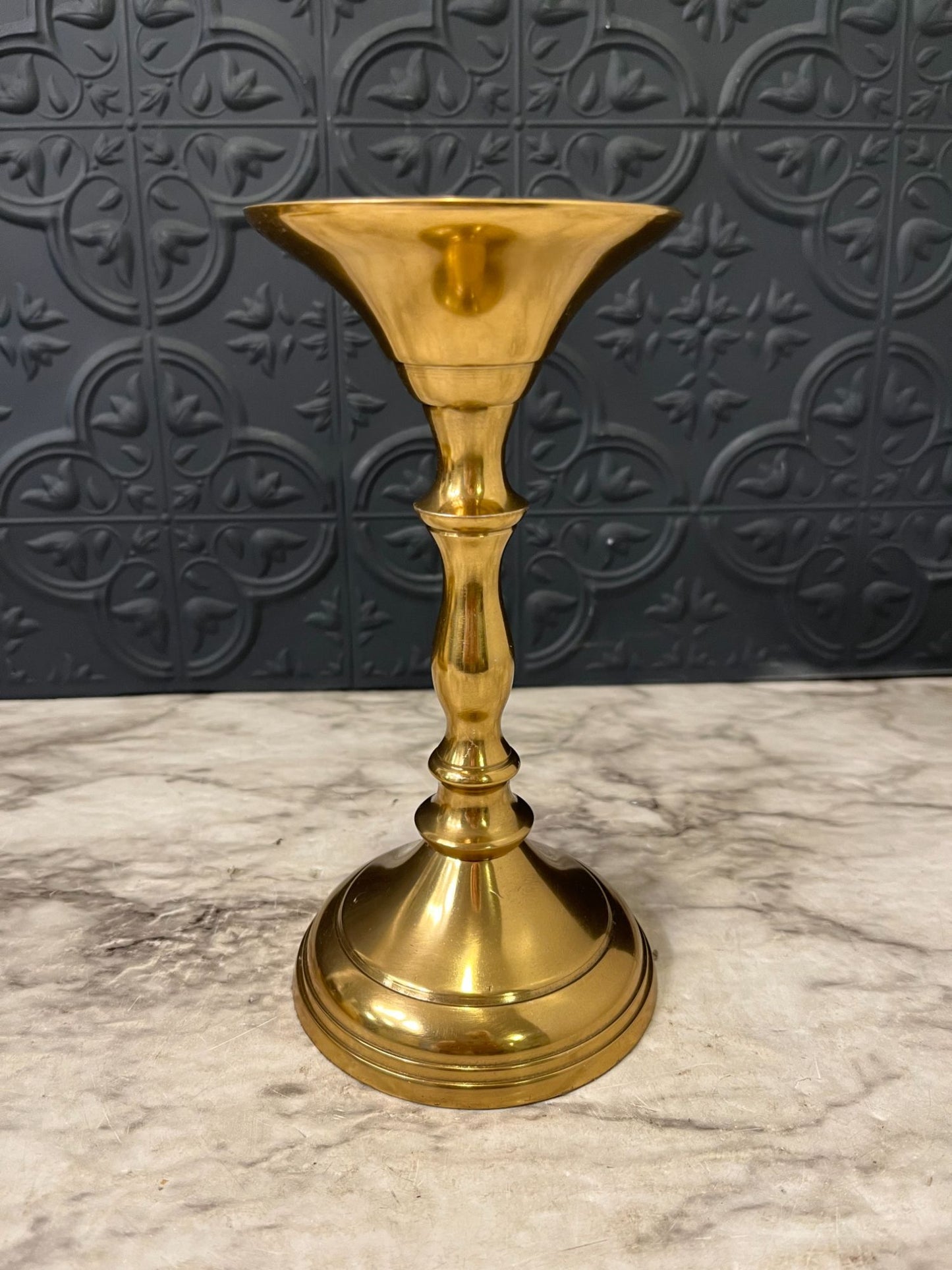 Brass Pillar/candle holder