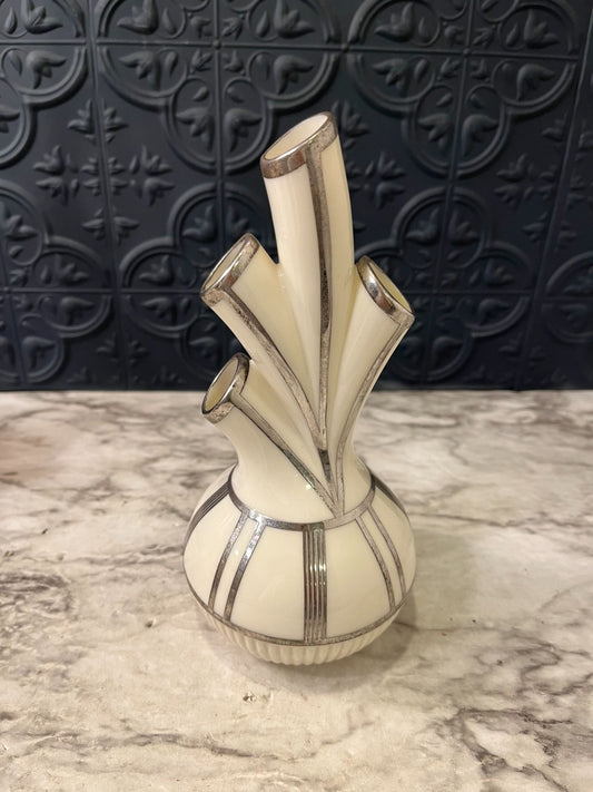 Lenox Aorta Vase With Sterling Silver