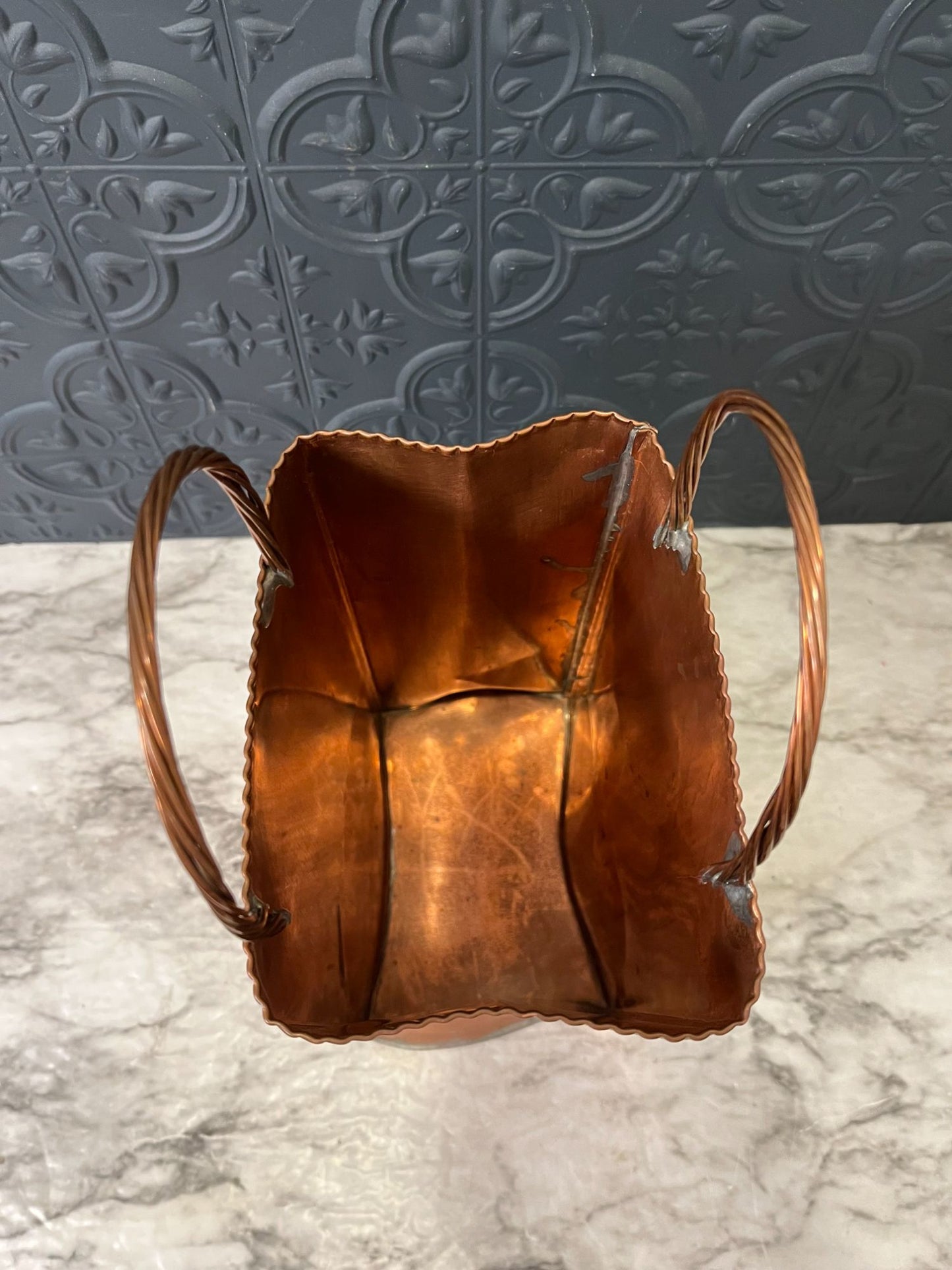 Copper Bag with Handles