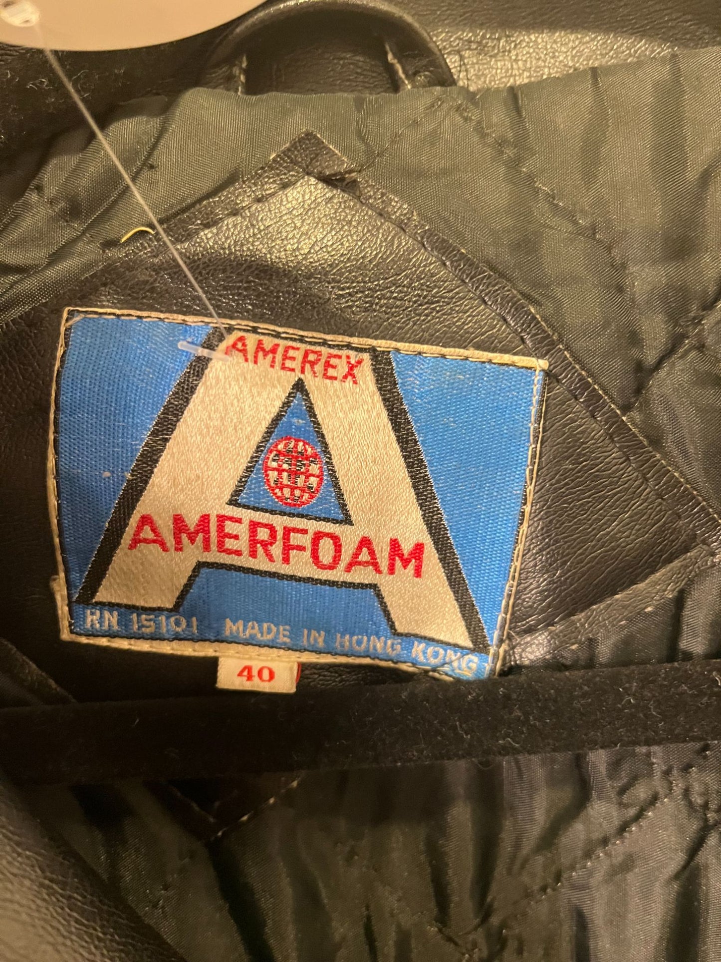 Vintage Amerex Amerfoam Biker Jacket