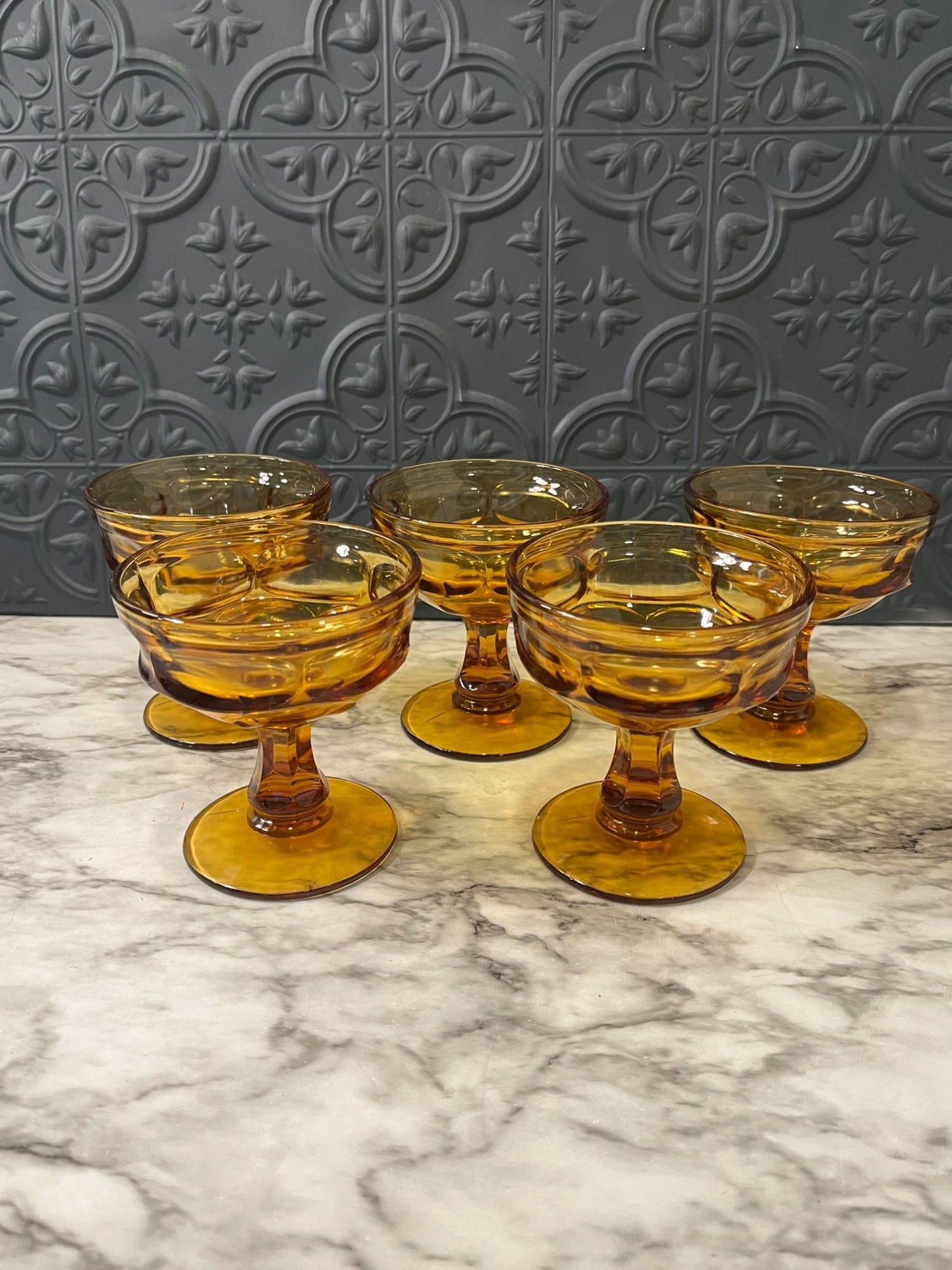 Libbey Coupe Glasses Set of 5