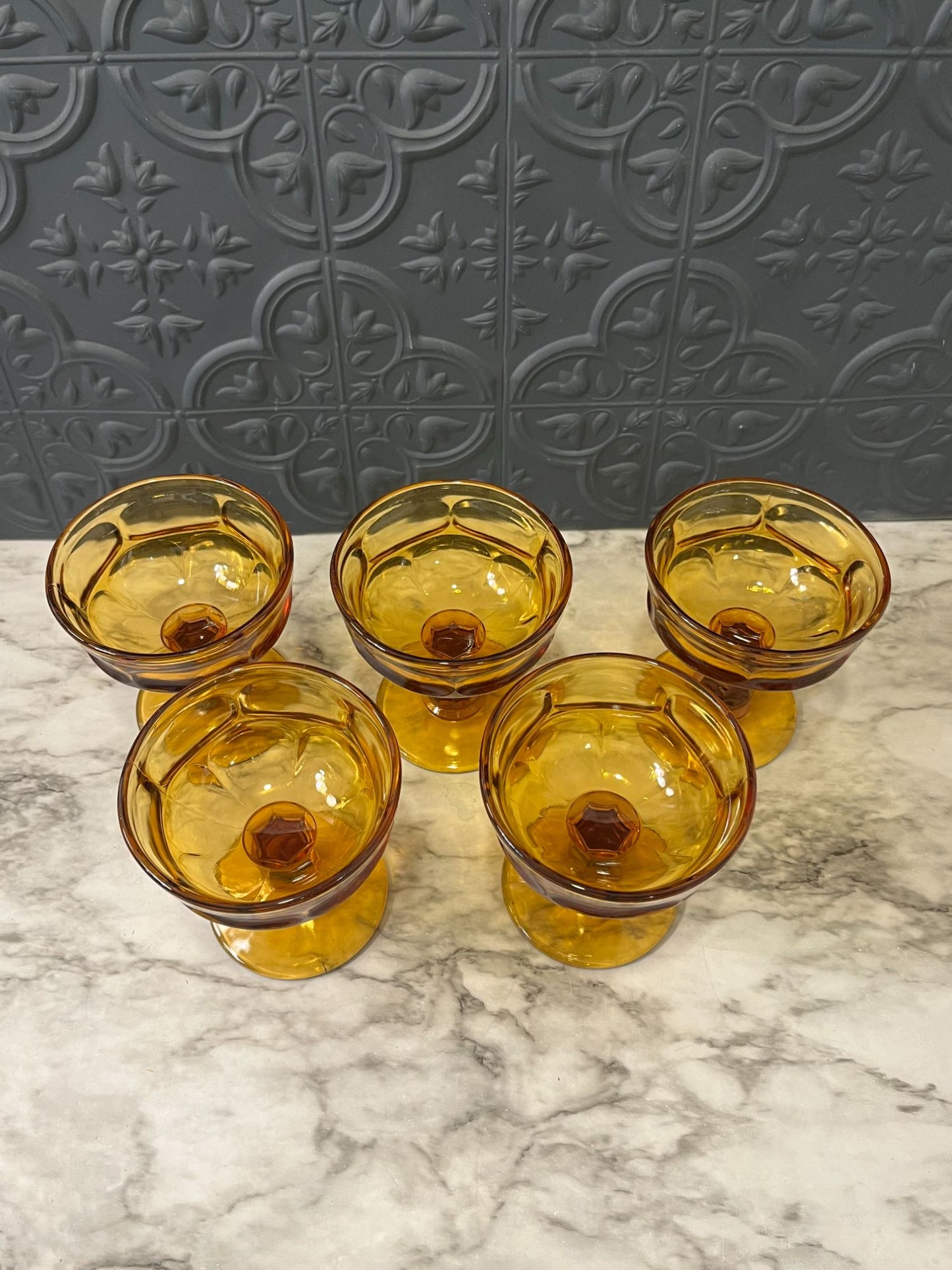 Libbey Coupe Glasses Set of 5