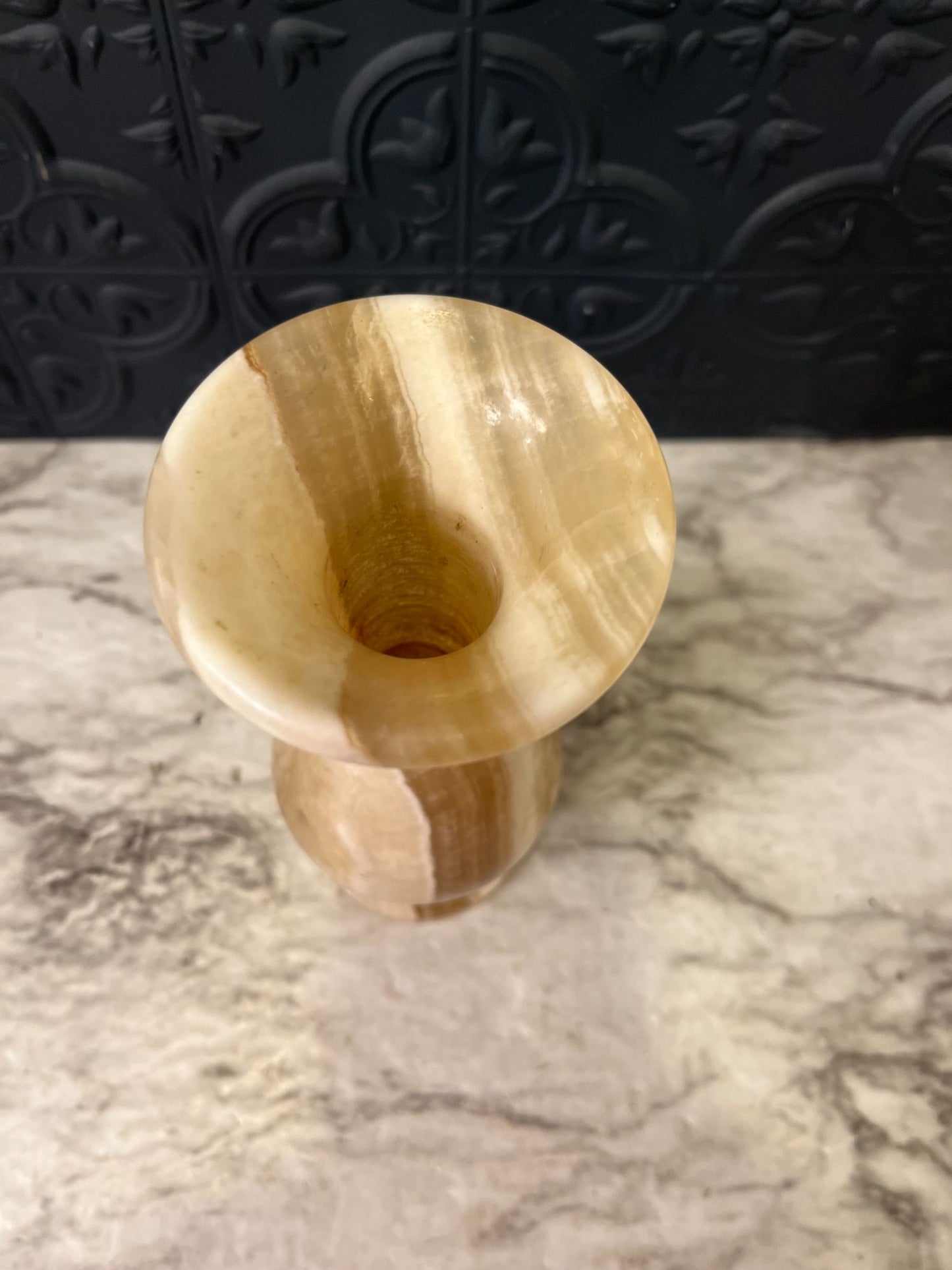 Onyx Marble Vase - As Is