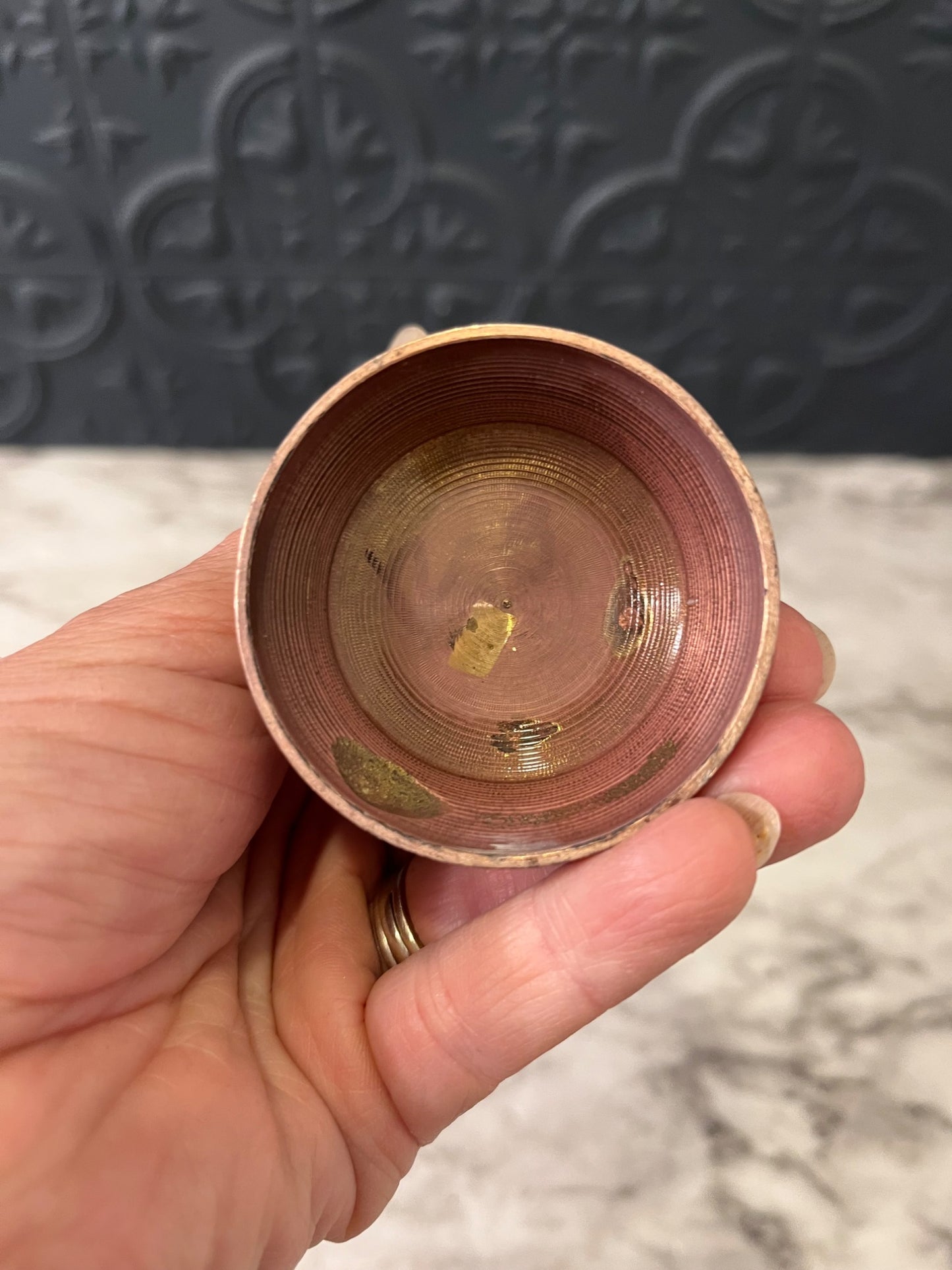 Rosey Brass Vase