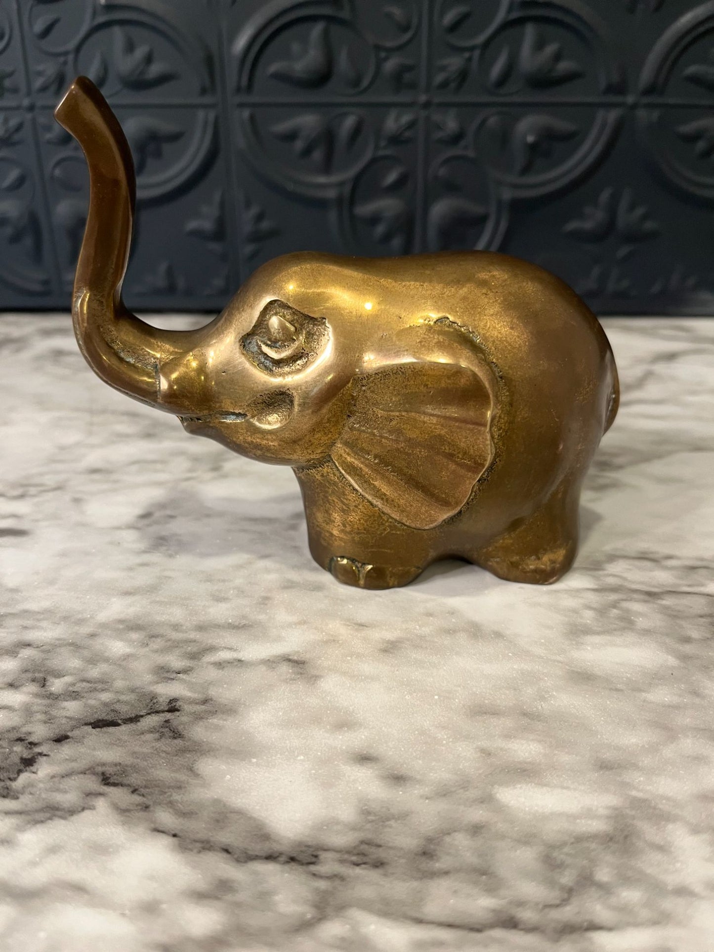 Small Brass Elephant