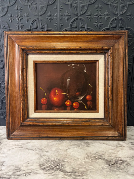 Cherry Still LIfe Painting