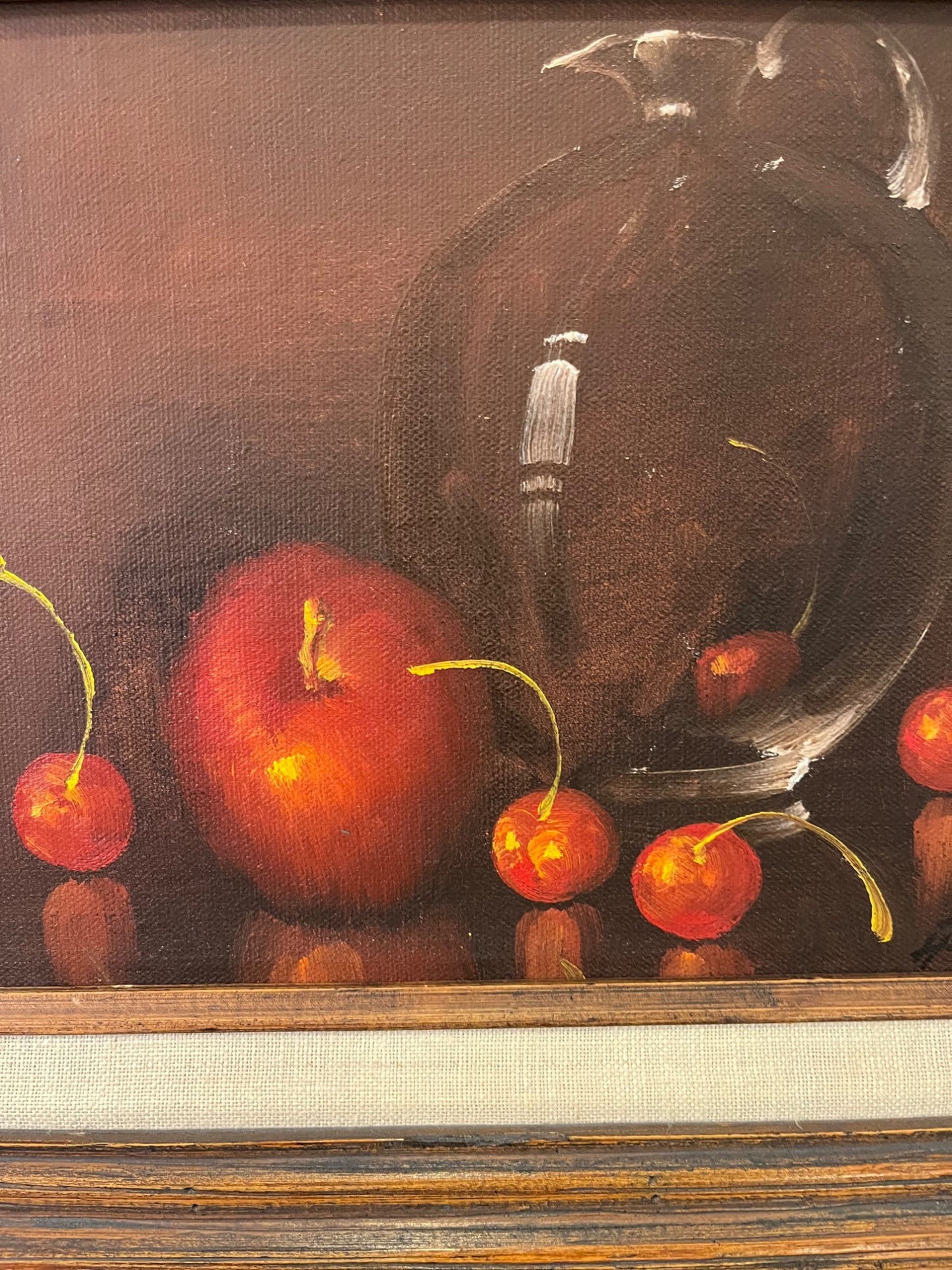 Cherry Still LIfe Painting