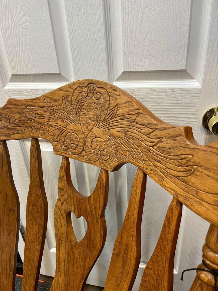 Oak rocking chair