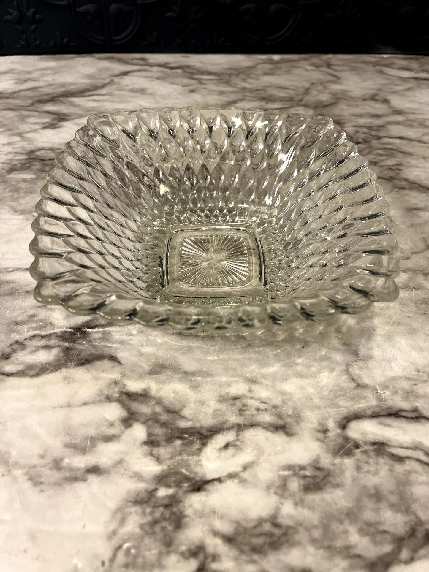 Square Glass Bowl