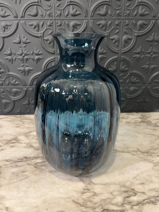 Blue Glass Vase