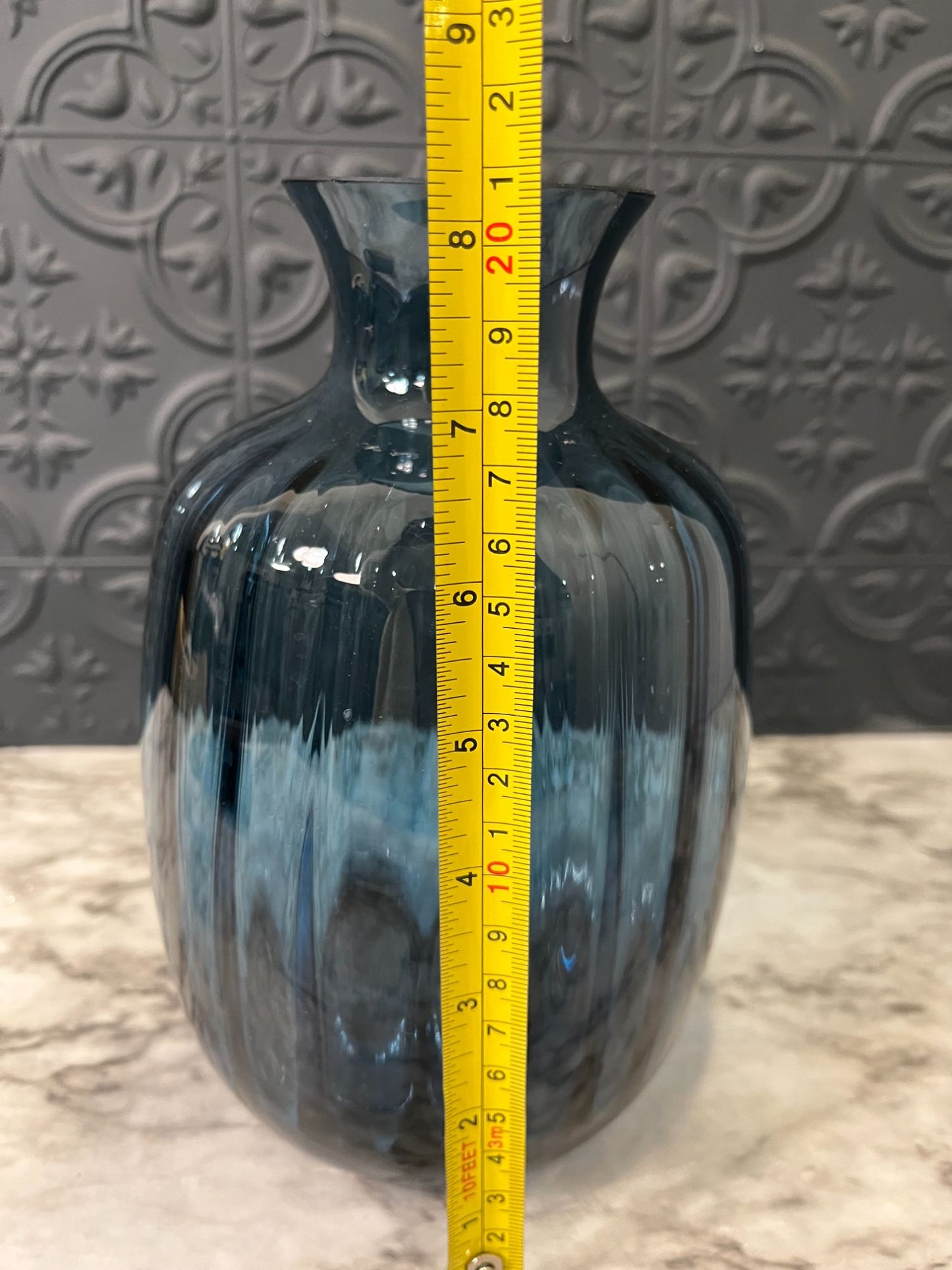 Blue Glass Vase