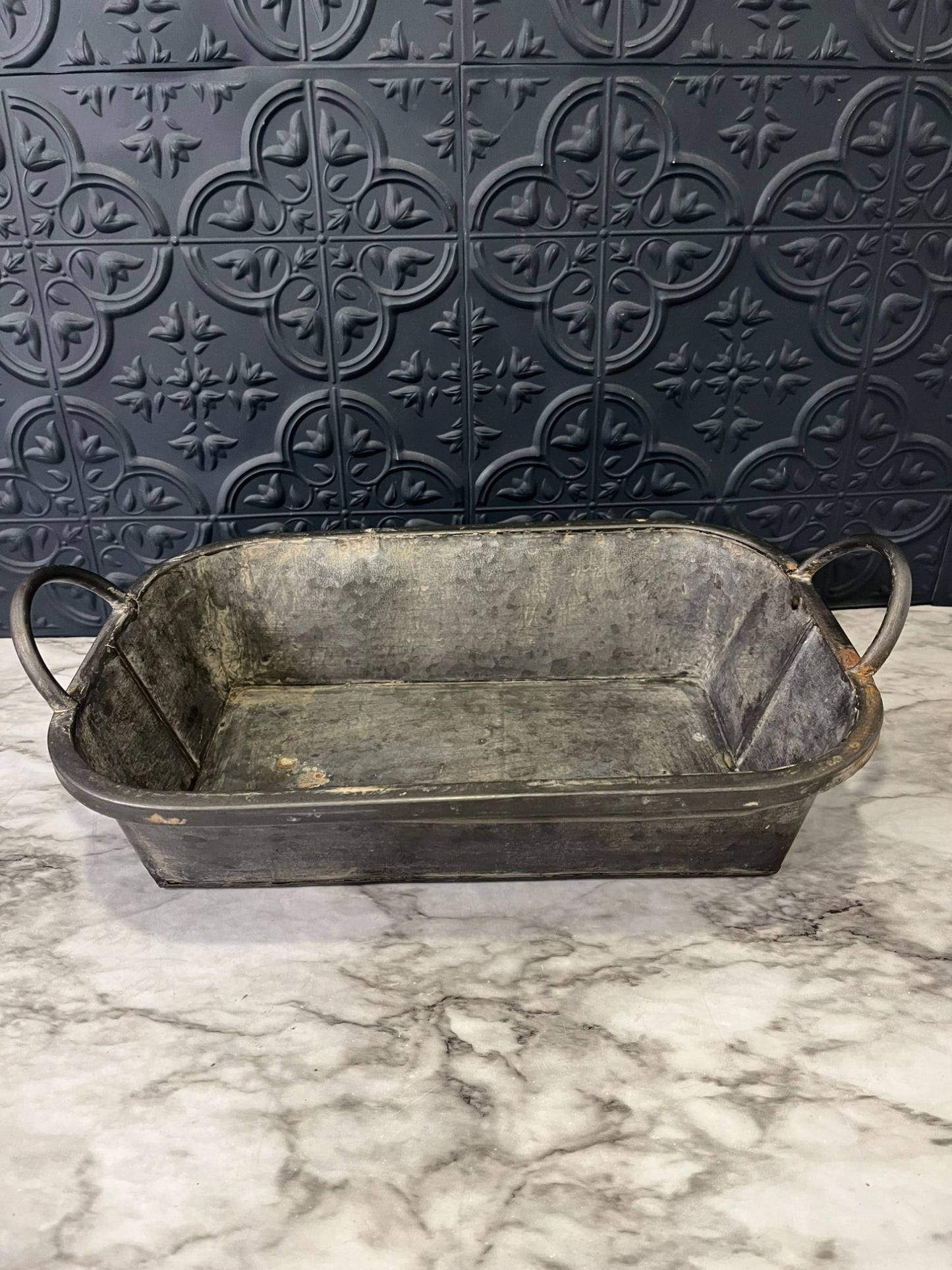 Metal Shallow Bowl