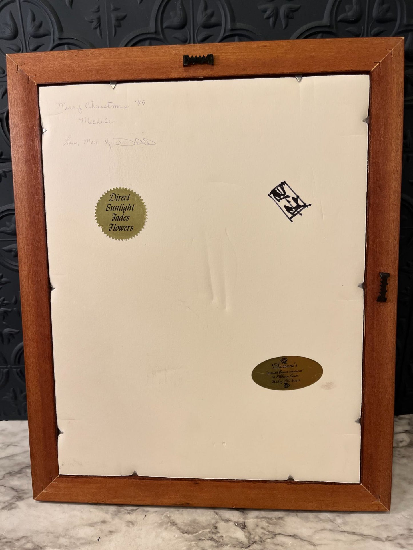 Pressed Flowers Framed