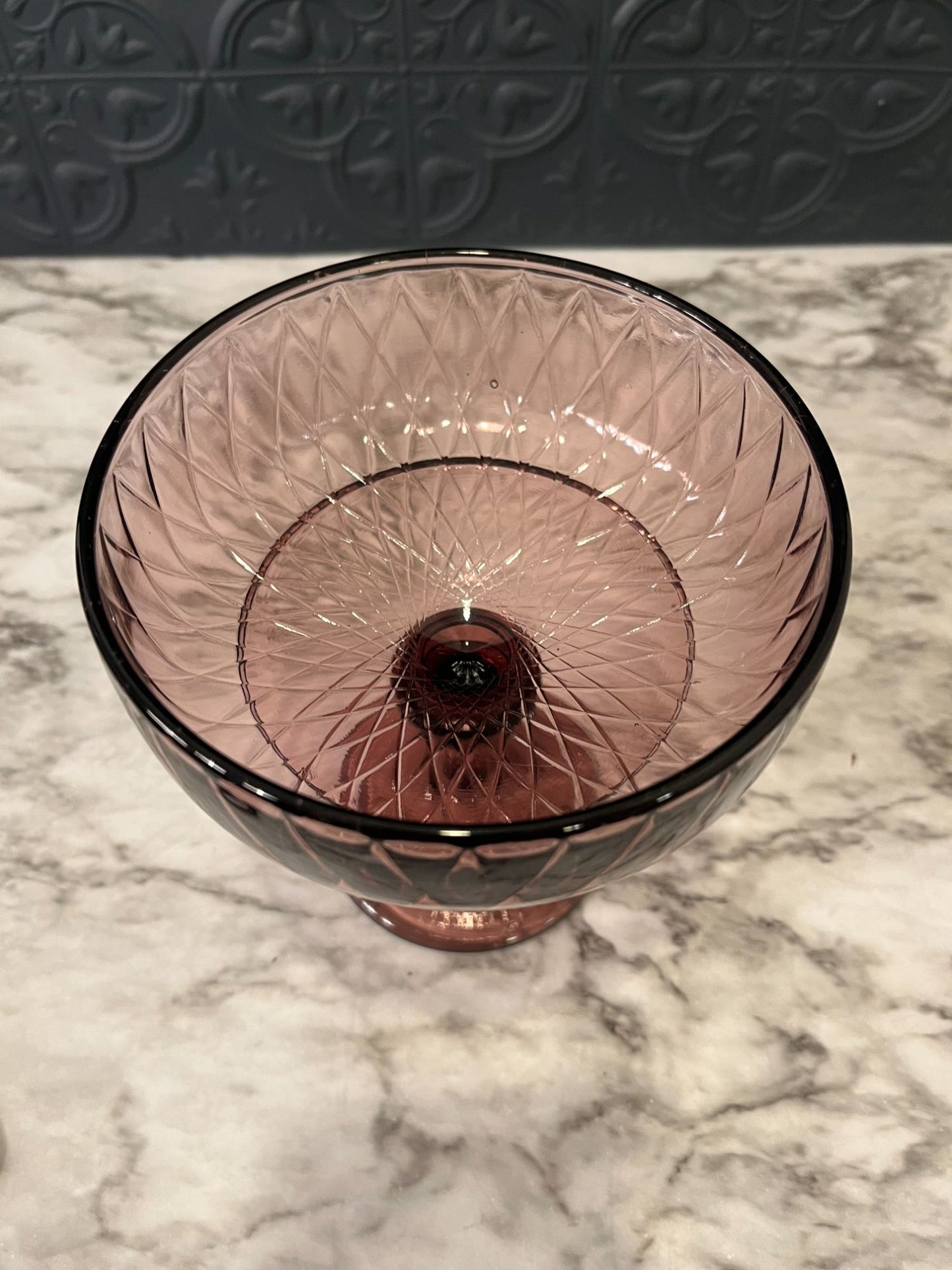 Amethyst Pedestal Bowl