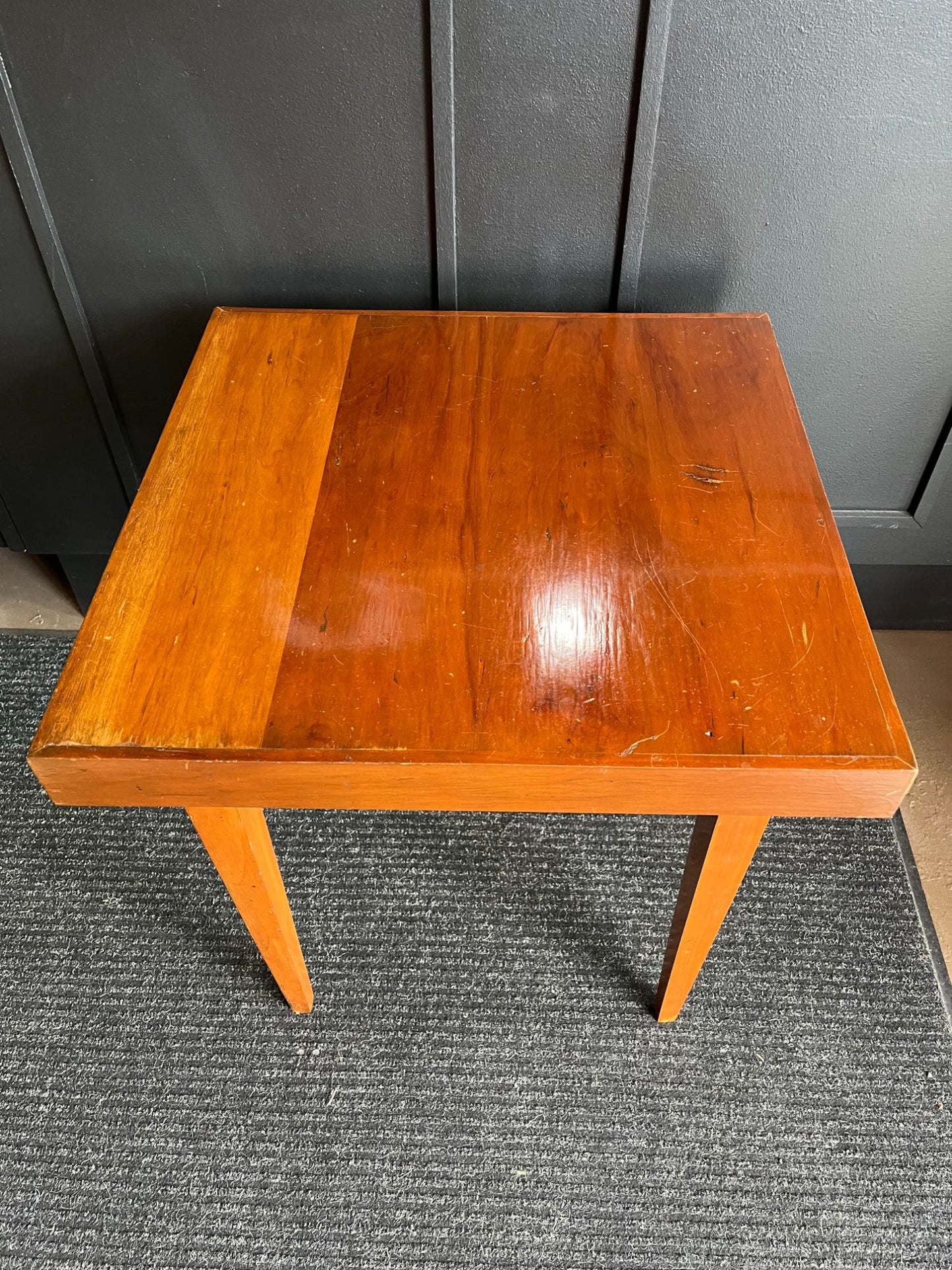 Square Wood Side Table