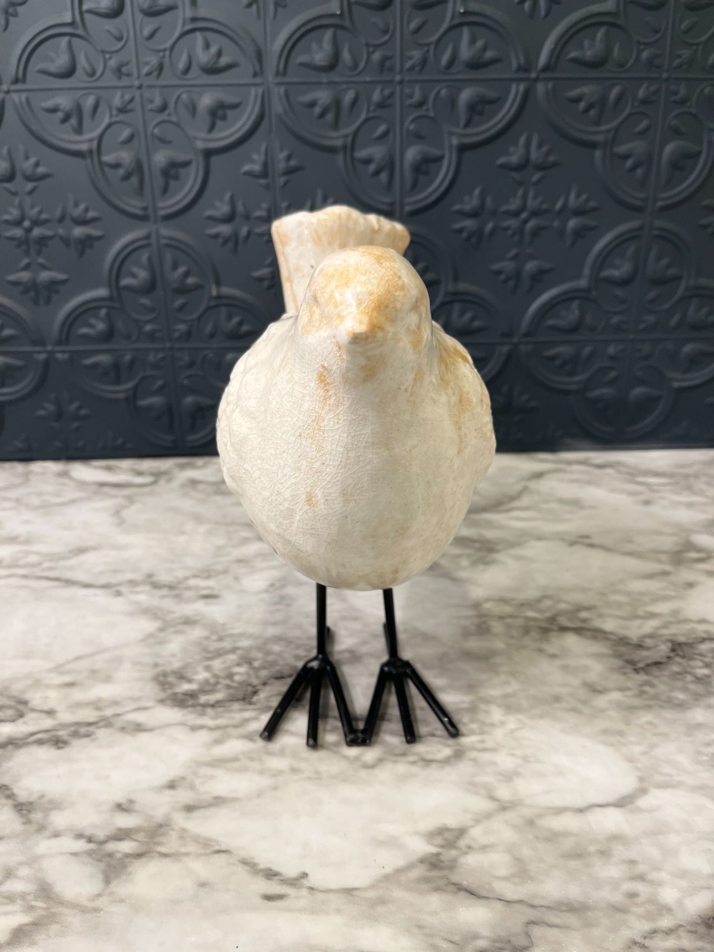 Cream Ceramic Bird