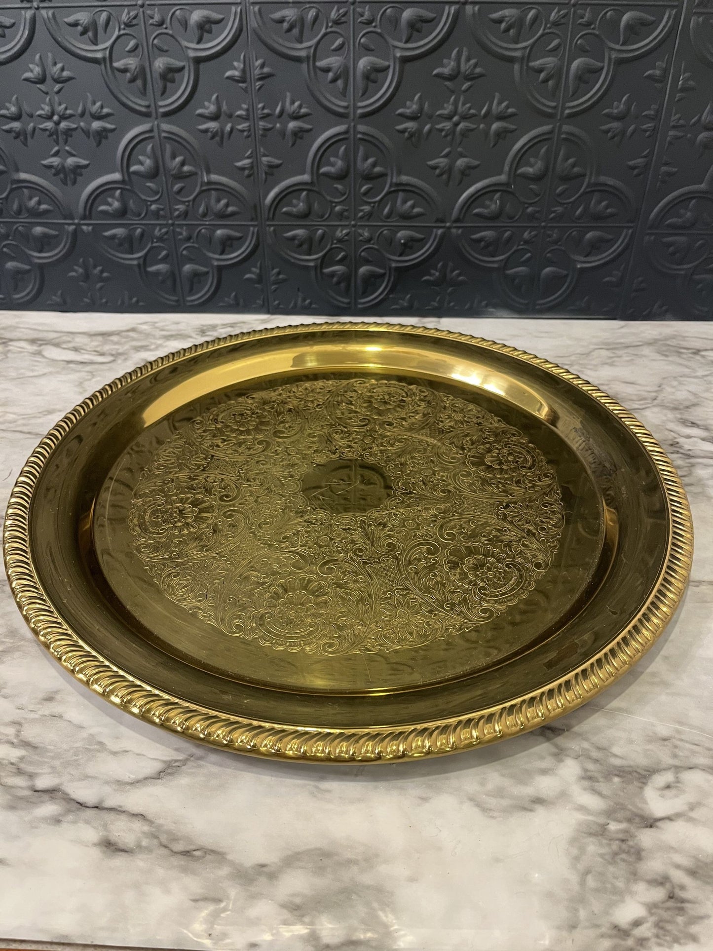 Brass Etched Tray