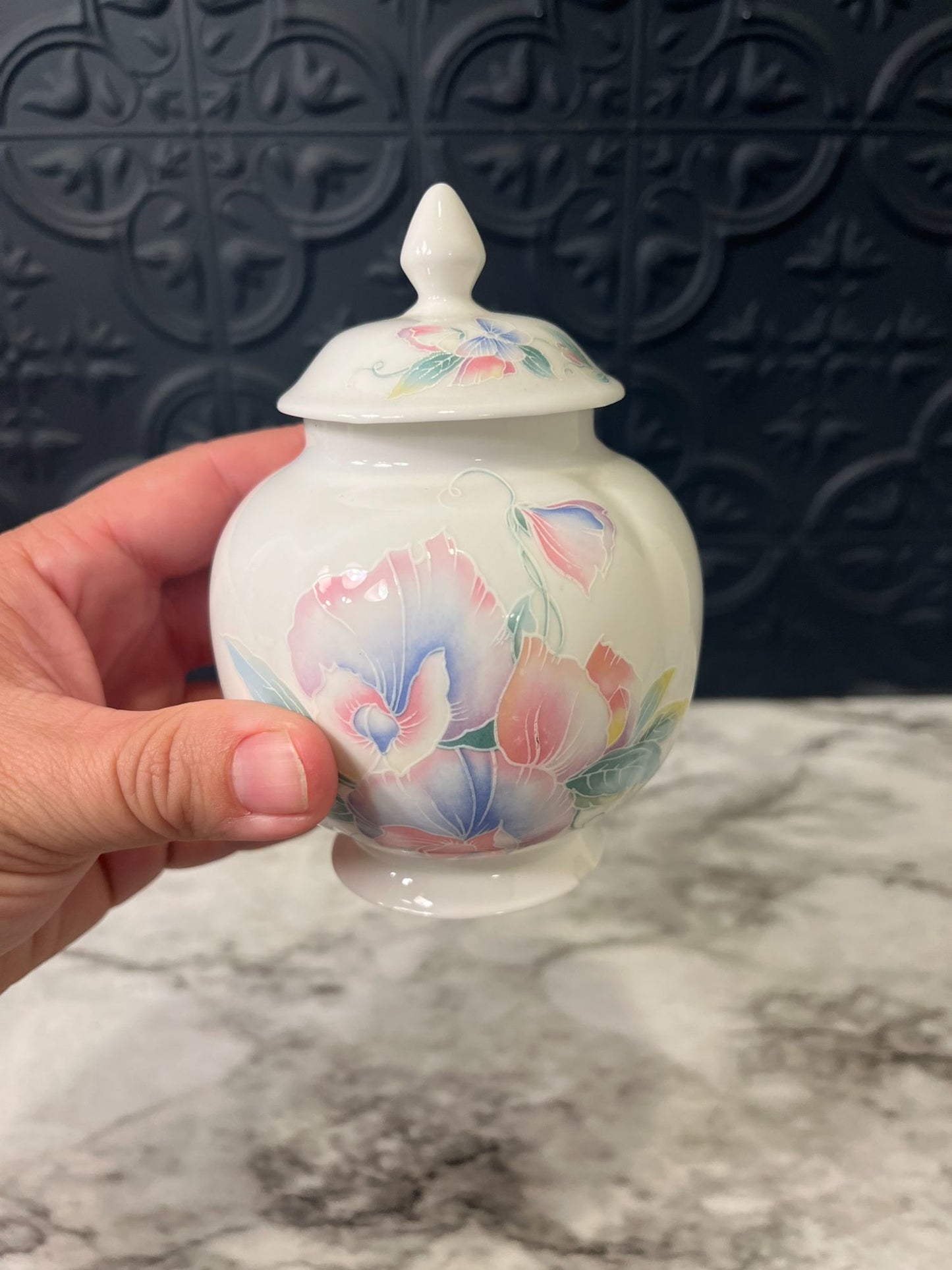 Small Pastel Ginger Jar