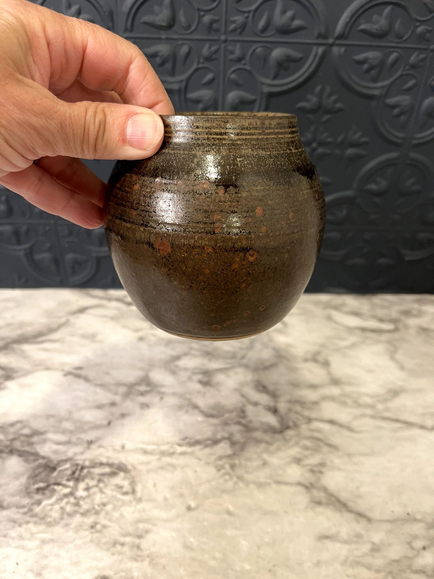 Brown pottery Bowl Small