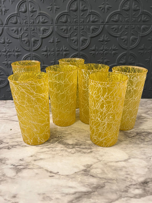 MCM Spaghetti String Glasses Set of 7