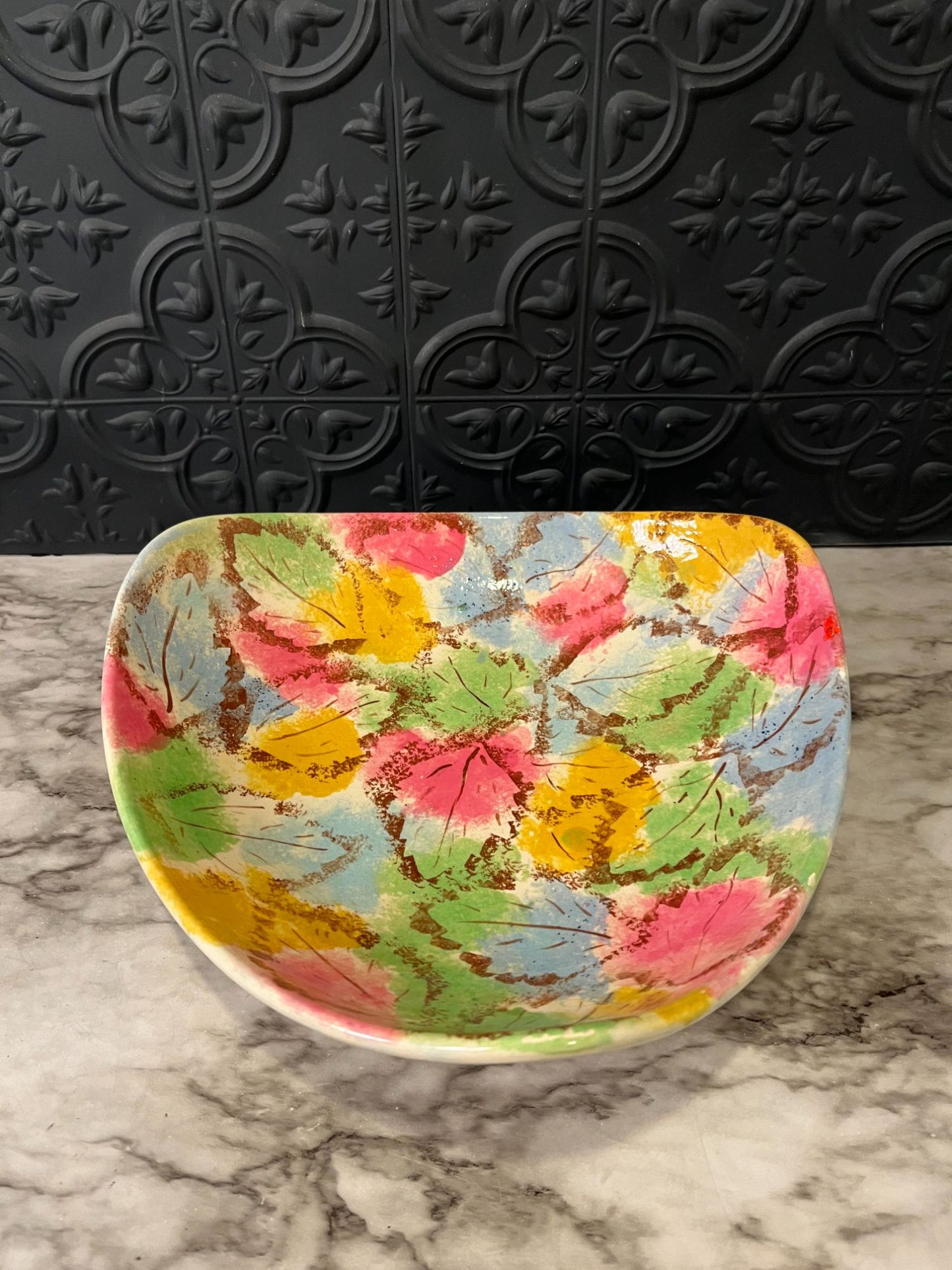 Pastel Floral Bowl