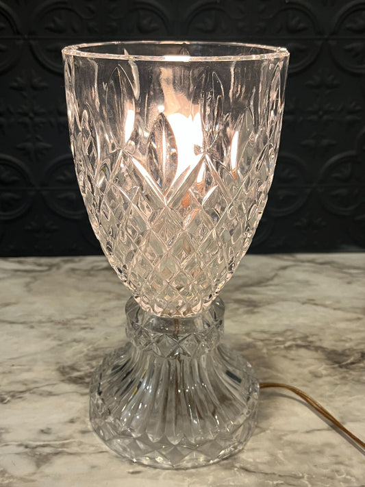 Crystal Glass Vase Lamp