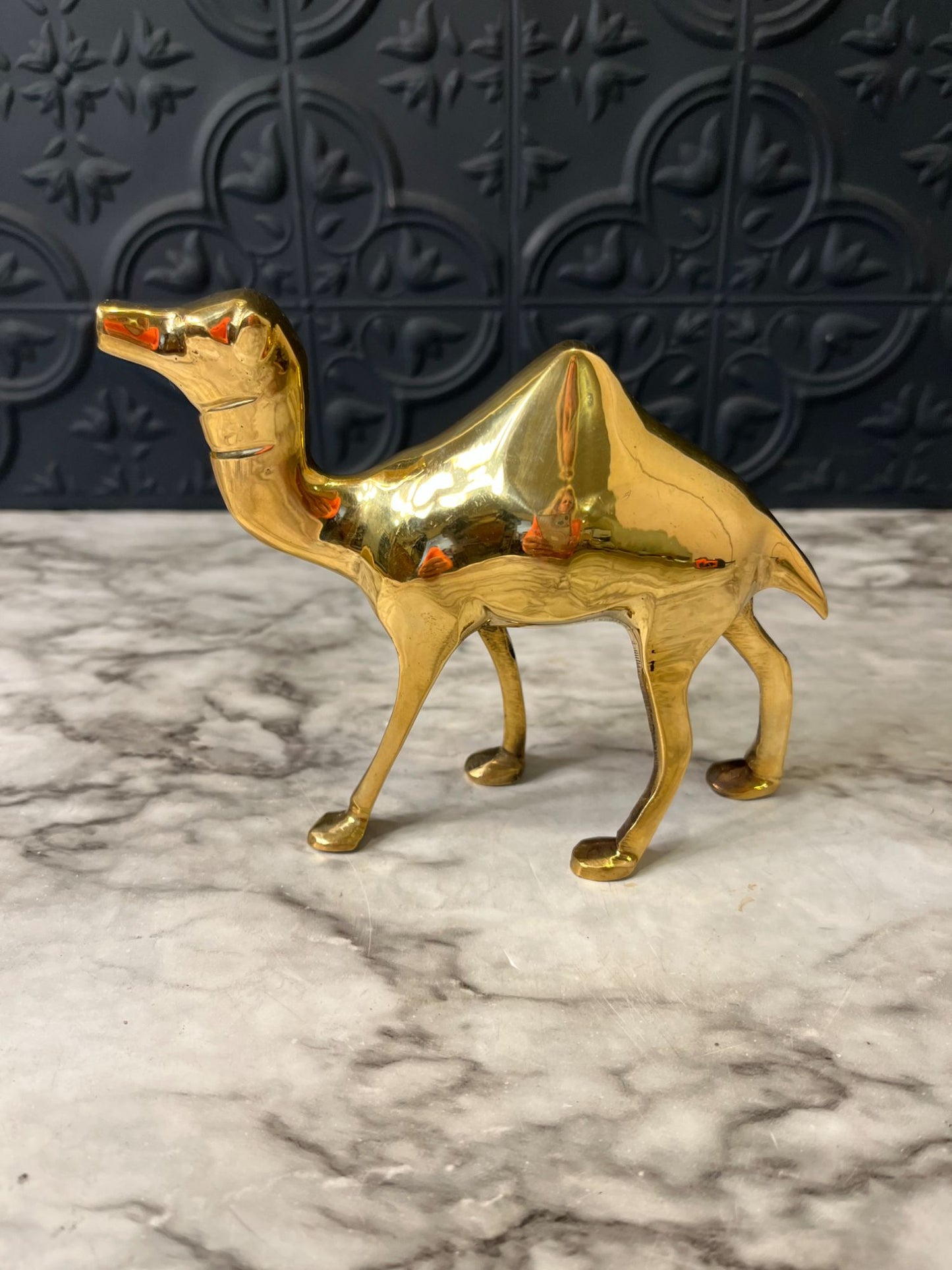 Small Brass Camel