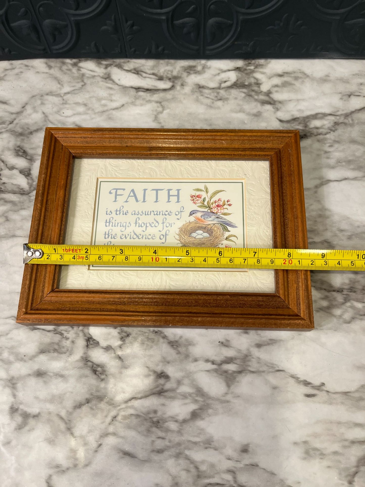 Faith Saying Framed