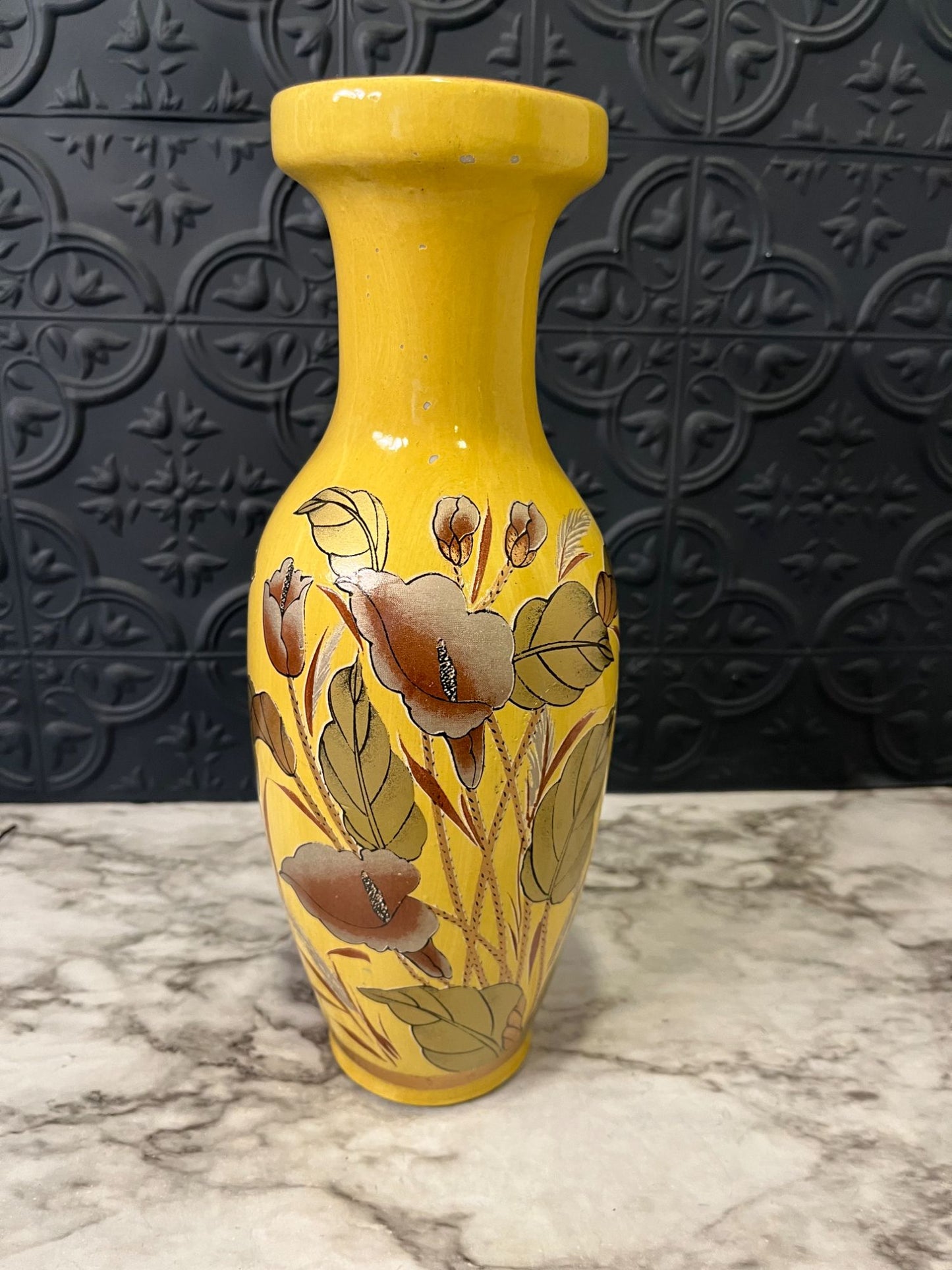 Yellow Chinese Vase